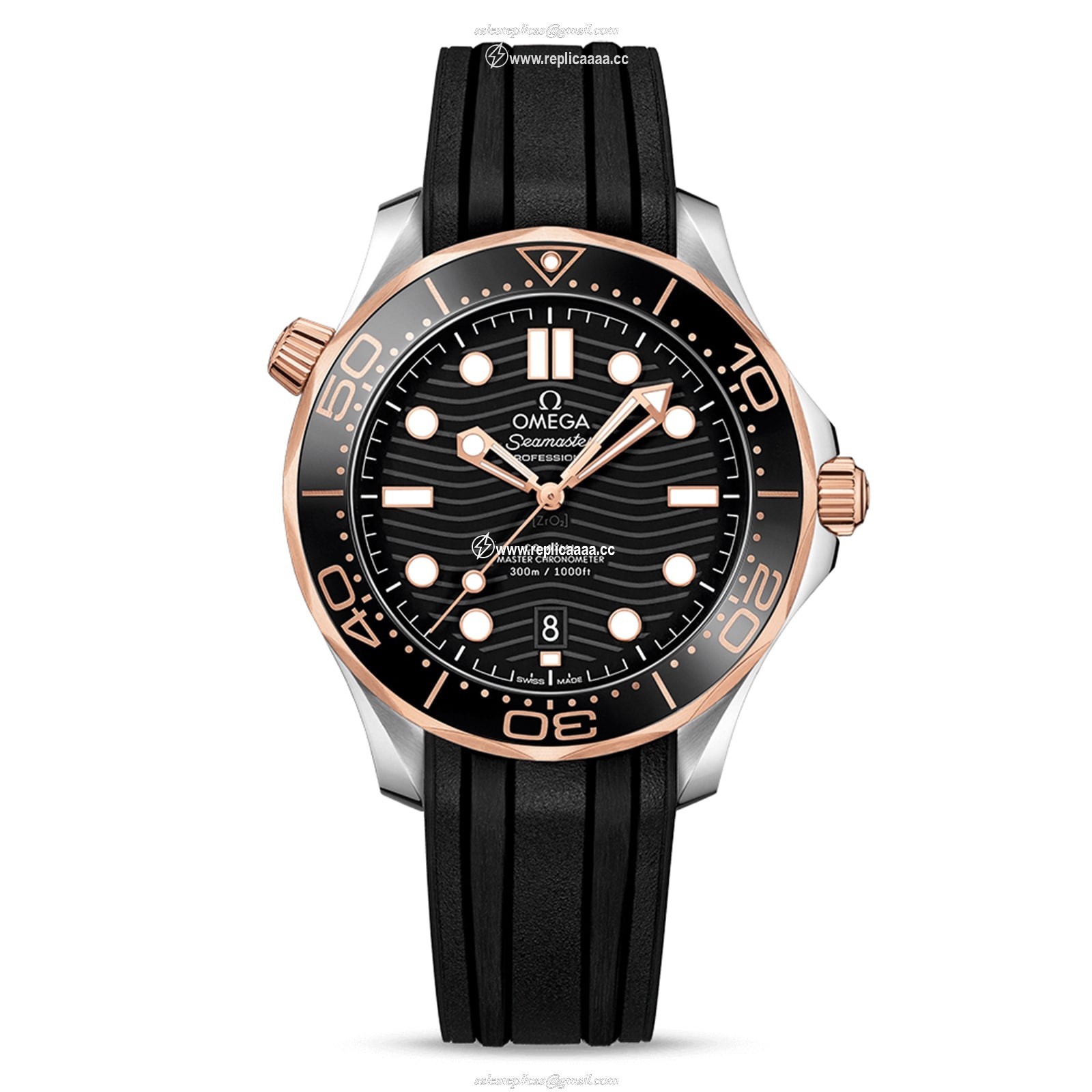 Omega Seamaster Diver 300 Mens details O21022422001002