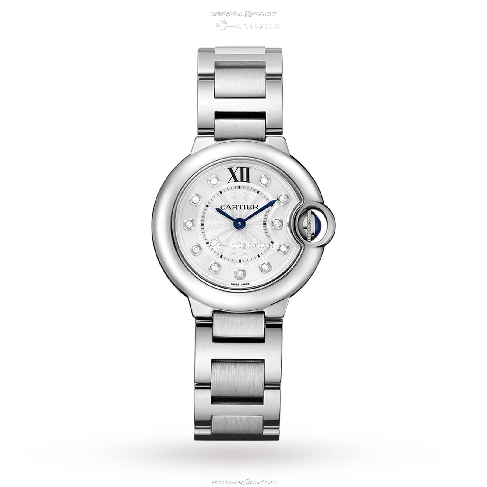 Cartier Ballon Bleu De Cartier details 28mm Quartz Movement Steel Diamonds WE902073 1 Cartier Ballon Bleu De Cartier details 28mm Quartz Movement Steel Diamonds WE902073