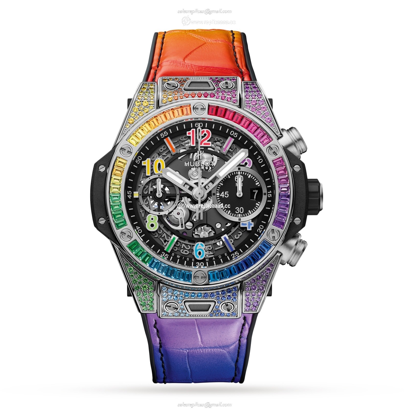 Hublot Big Bang Unico Titanium Rainbow 42mm 441.NX.1117.LR.0999 1 Hublot Big Bang Unico Titanium Rainbow 42mm 441.NX.1117.LR.0999