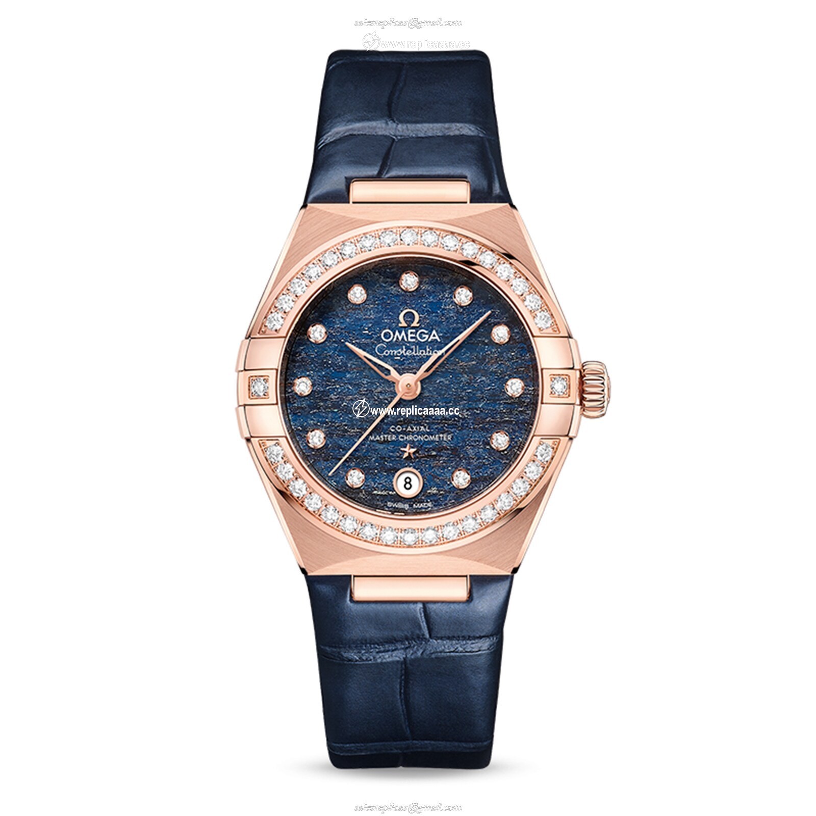 Omega Constellation Co-Axial Master Chronometer 29mm Ladies details Blue O13158292099006 1 Omega Constellation Co-Axial Master Chronometer 29mm Ladies details Blue O13158292099006