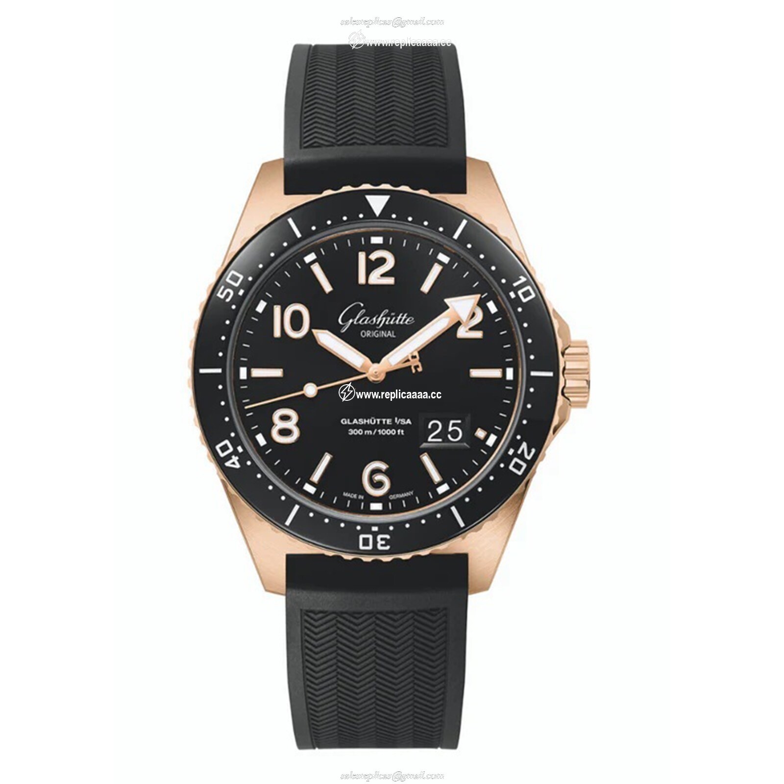 Glashutte Original Original SeaQ Panorama Date 43mm Mens details 1-36-13-03-90-33