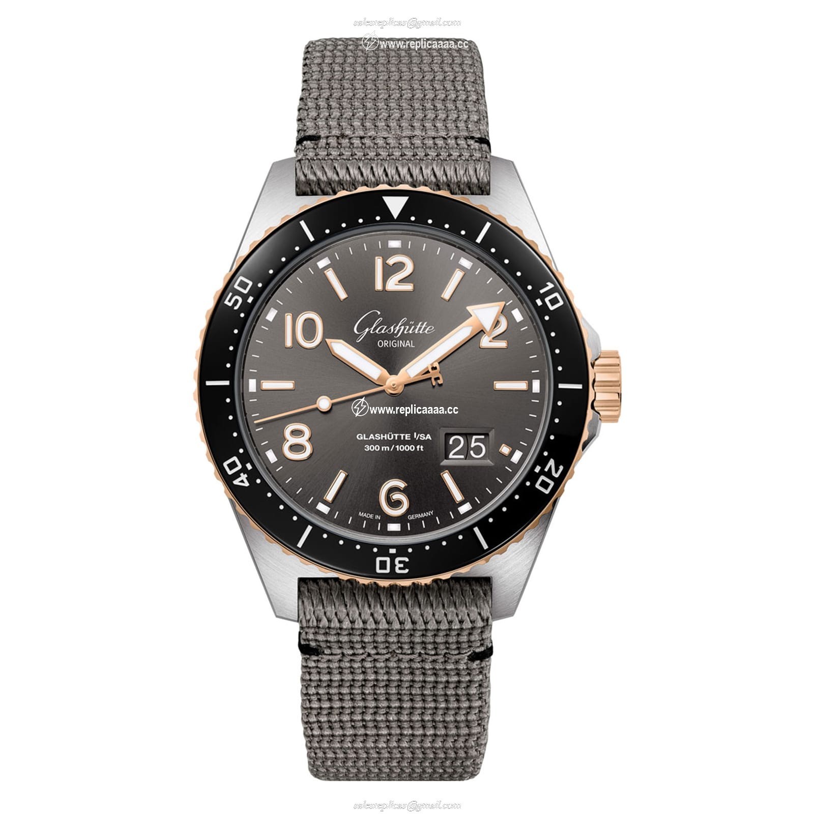 Glashutte Original Original SeaQ Panorama Date 43mm Mens details 1-36-13-04-91-34