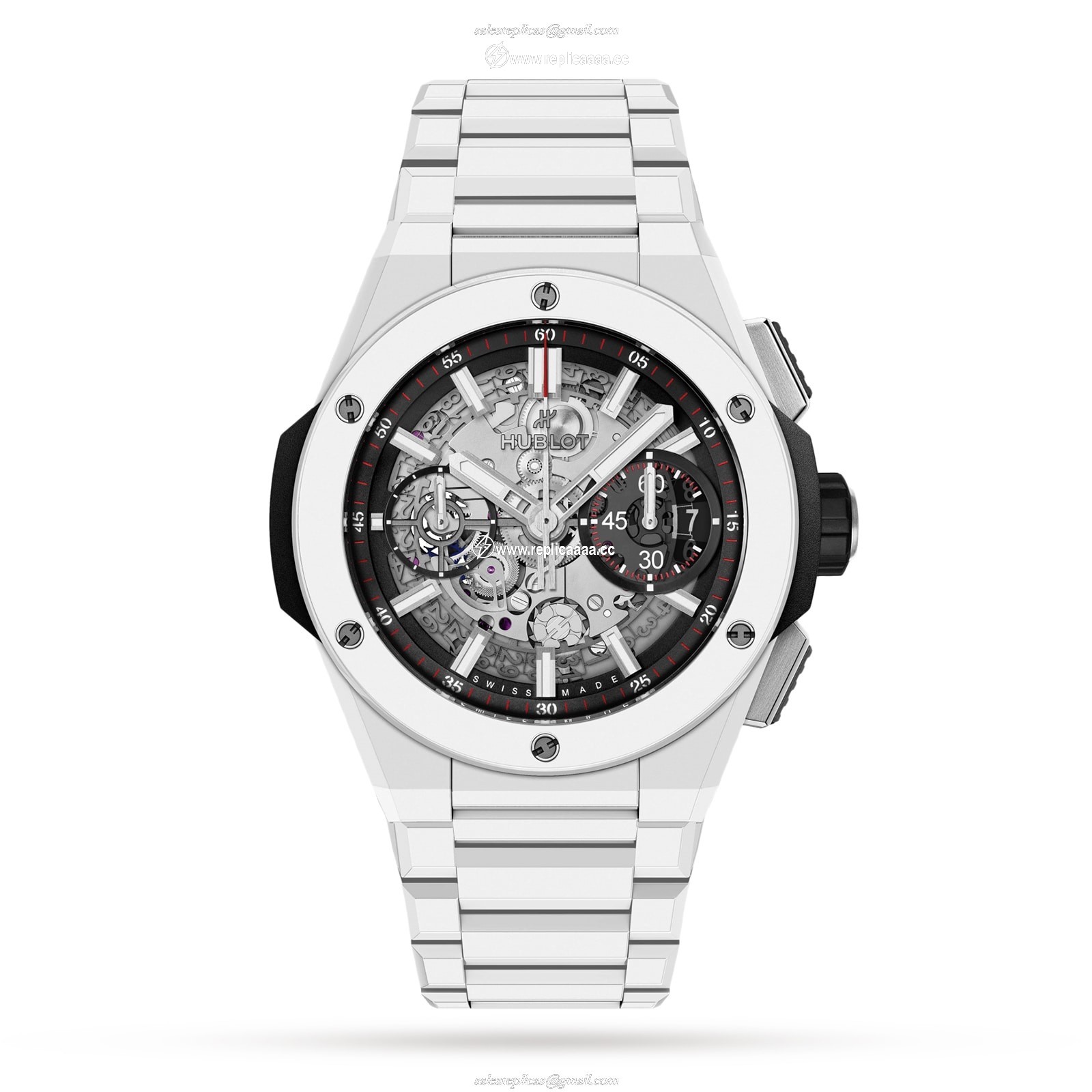 Hublot Big Bang Integrated White Ceramic 42mm Mens details 451.HX.1123.HX 1 Hublot Big Bang Integrated White Ceramic 42mm Mens details 451.HX.1123.HX