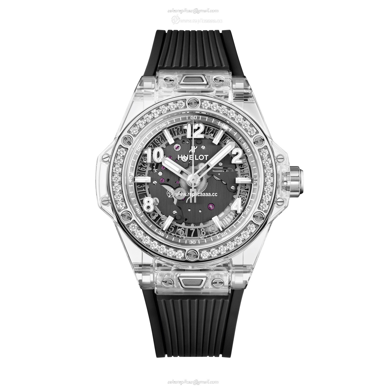 Hublot Big Bang One Click Sapphire Diamonds 39mm 465.JX.4902.RX.1204