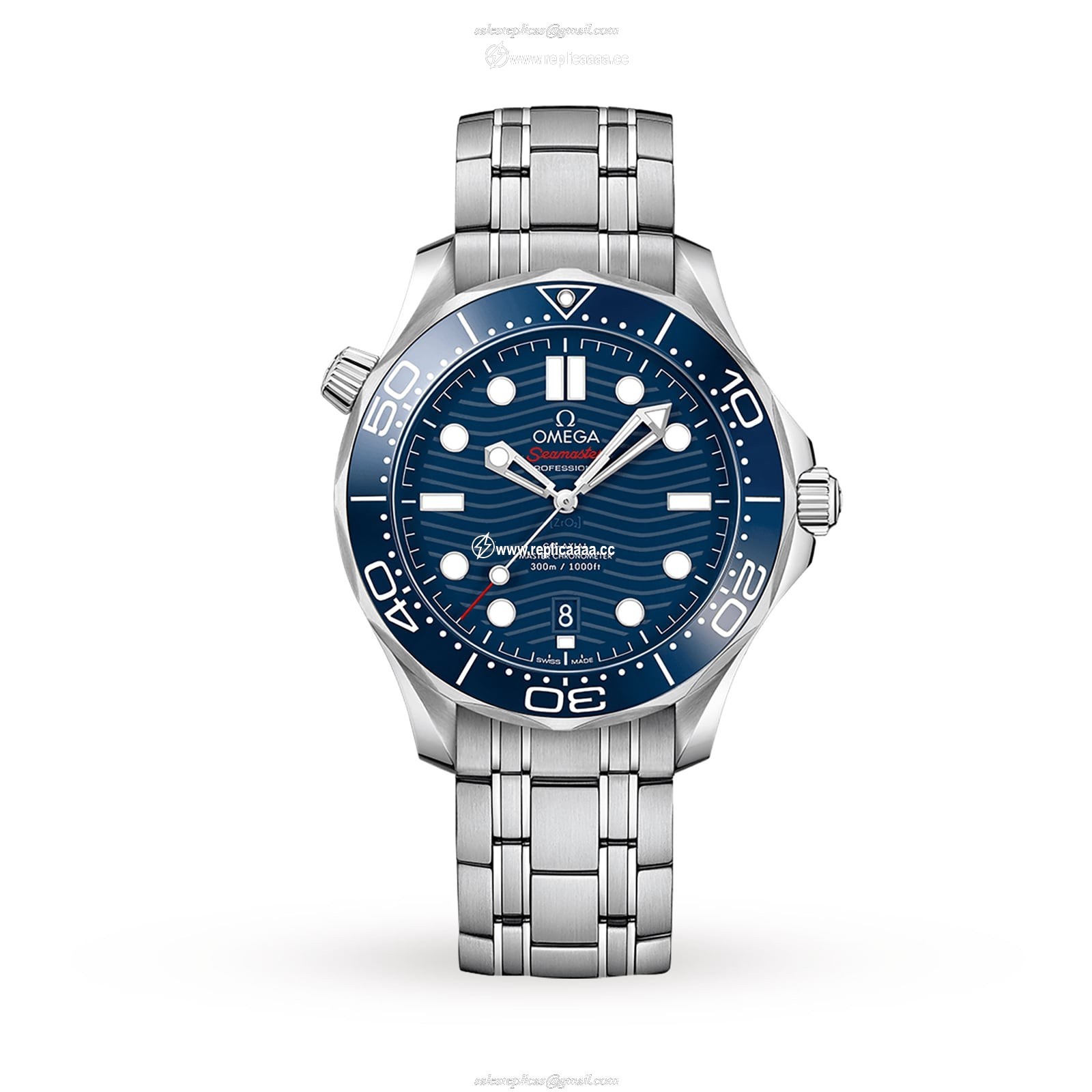 Omega Seamaster Diver 300 Co-Axial Mens details O21030422003001