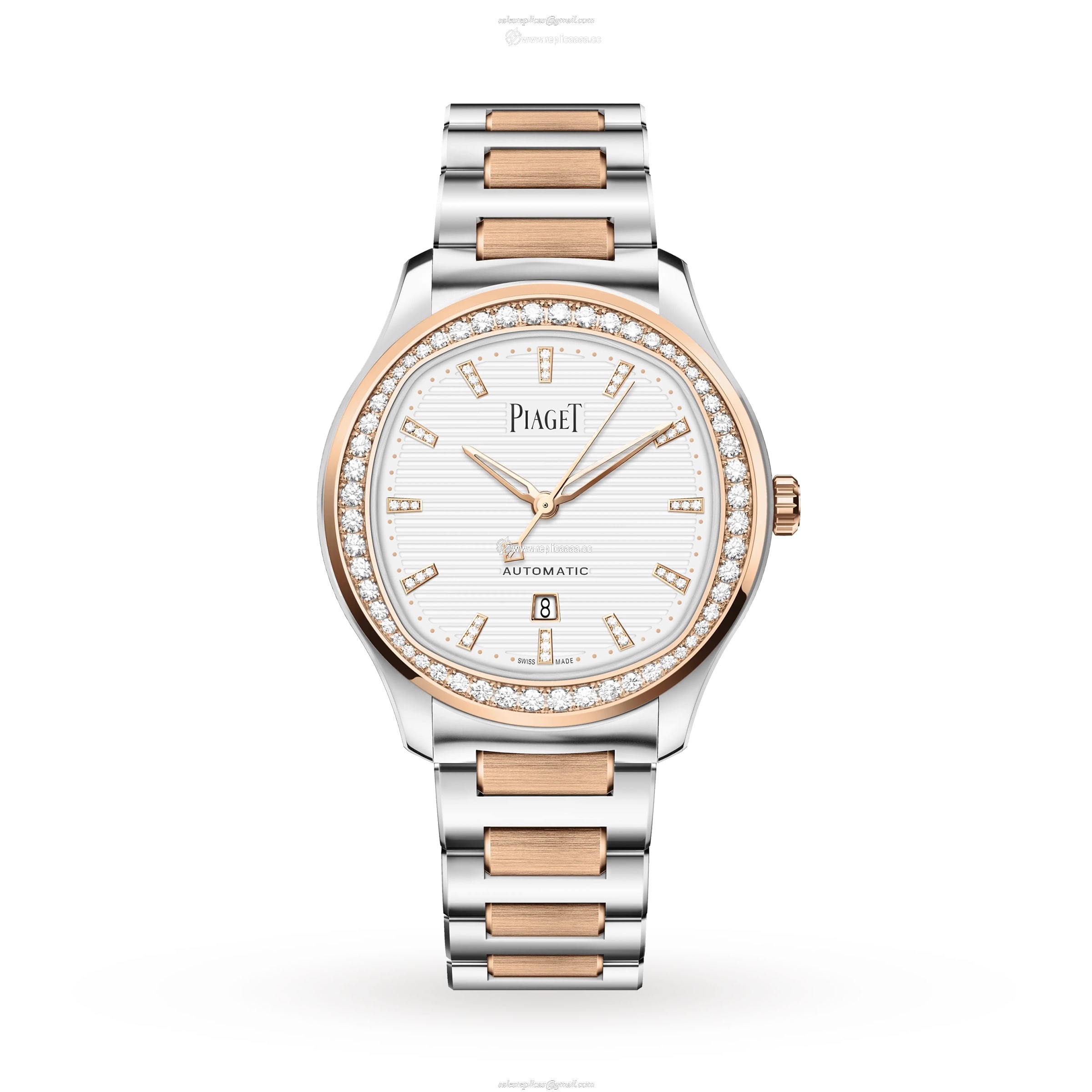 Piaget Polo Date 36mm Ladies details White G0A48026 1 Piaget Polo Date 36mm Ladies details White G0A48026