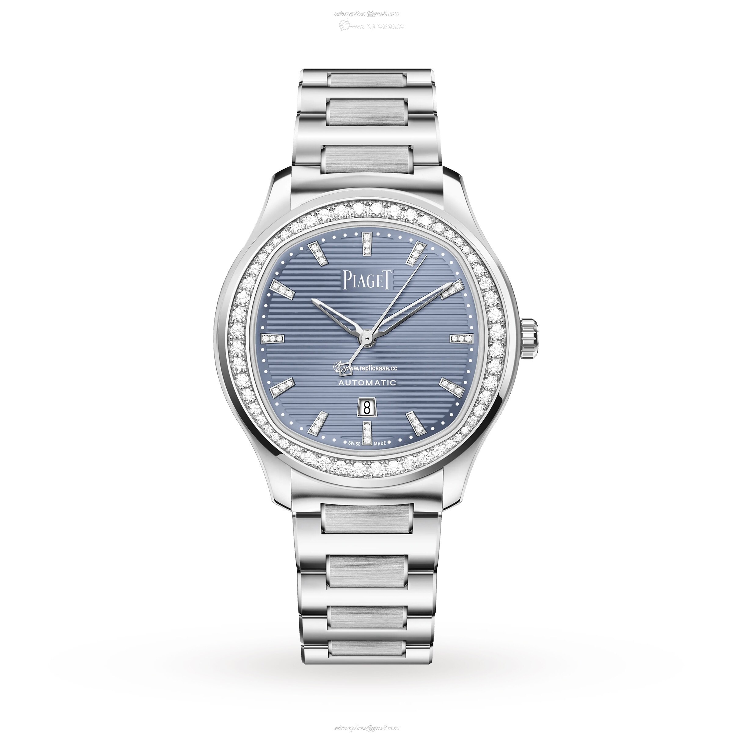 Piaget Polo Date 36mm Ladies details Blue G0A47027