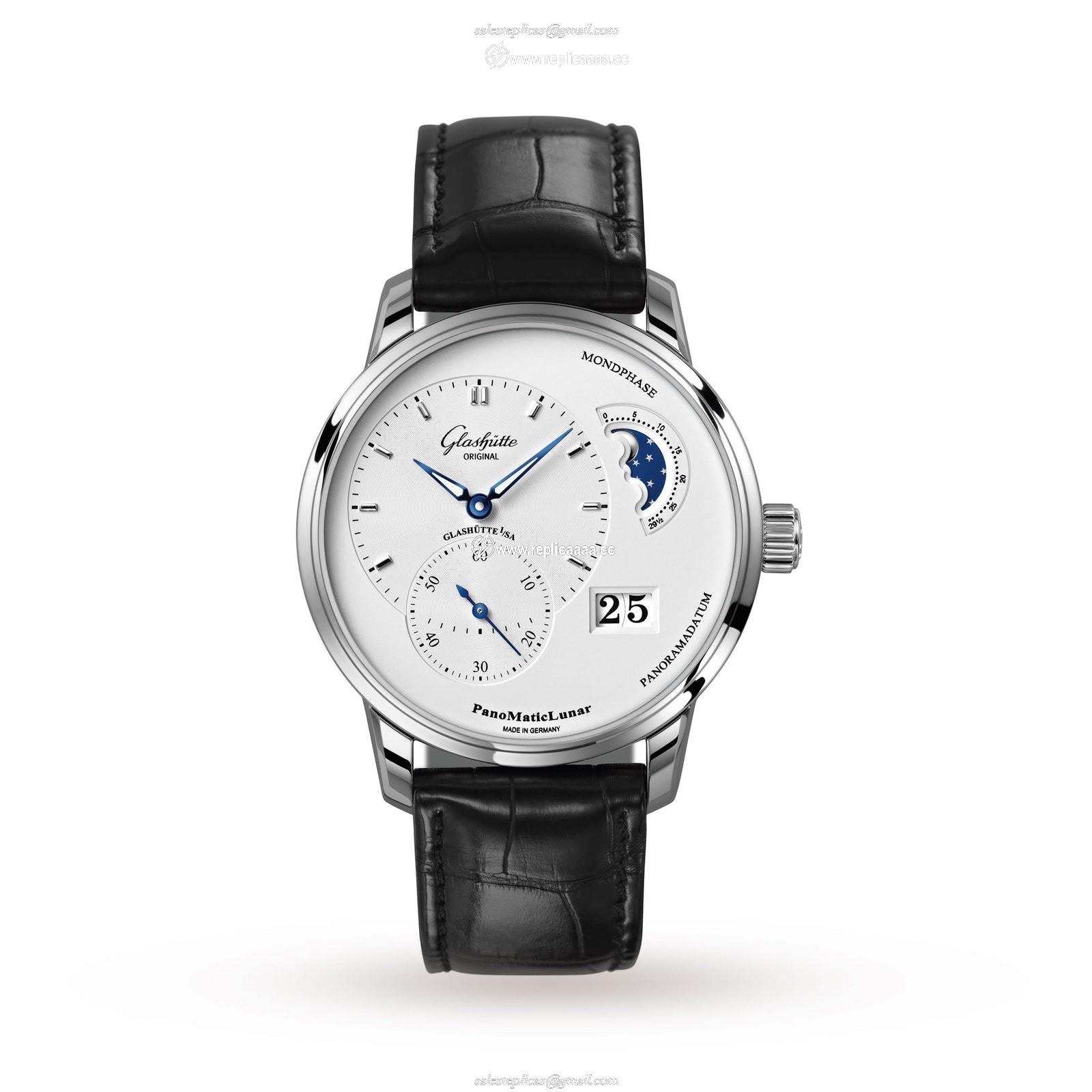 Glashutte Original PanoMaticLunar Mens details 1-90-02-42-32-05