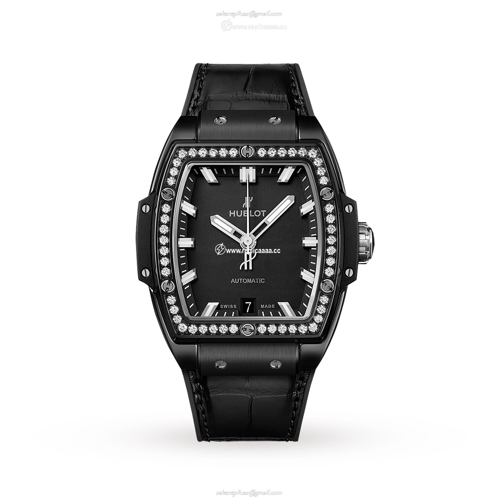 Hublot Spirit Of Big Bang Black Magic Diamonds 39mm 665.CX.1170.LR.1204 1 Hublot Spirit Of Big Bang Black Magic Diamonds 39mm 665.CX.1170.LR.1204