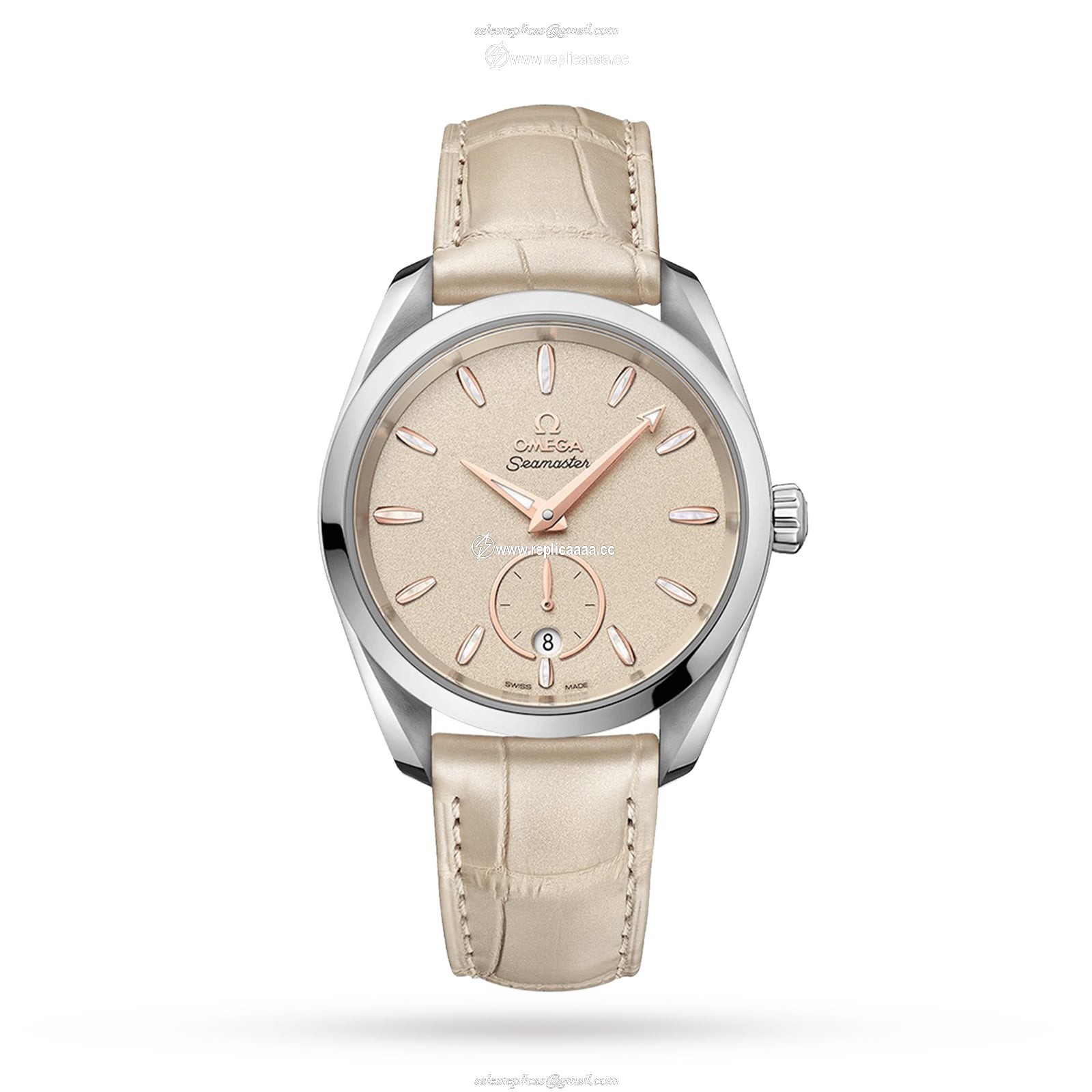 Omega Seamaster Aqua Terra Small Seconds 38mm Ladies details O22013382009001 1 Omega Seamaster Aqua Terra Small Seconds 38mm Ladies details O22013382009001