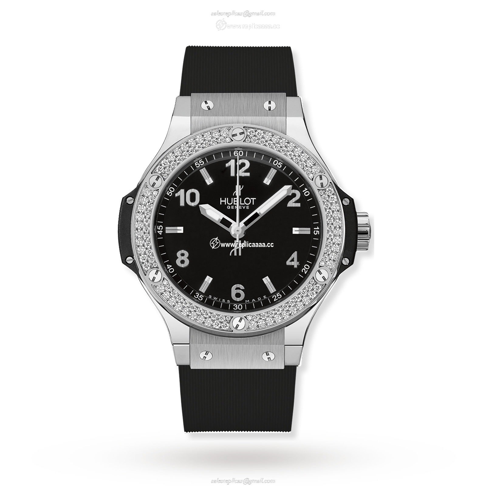 Hublot Big Bang Steel Diamonds 38mm 361.SX.1270.RX.1104 1 Hublot Big Bang Steel Diamonds 38mm 361.SX.1270.RX.1104