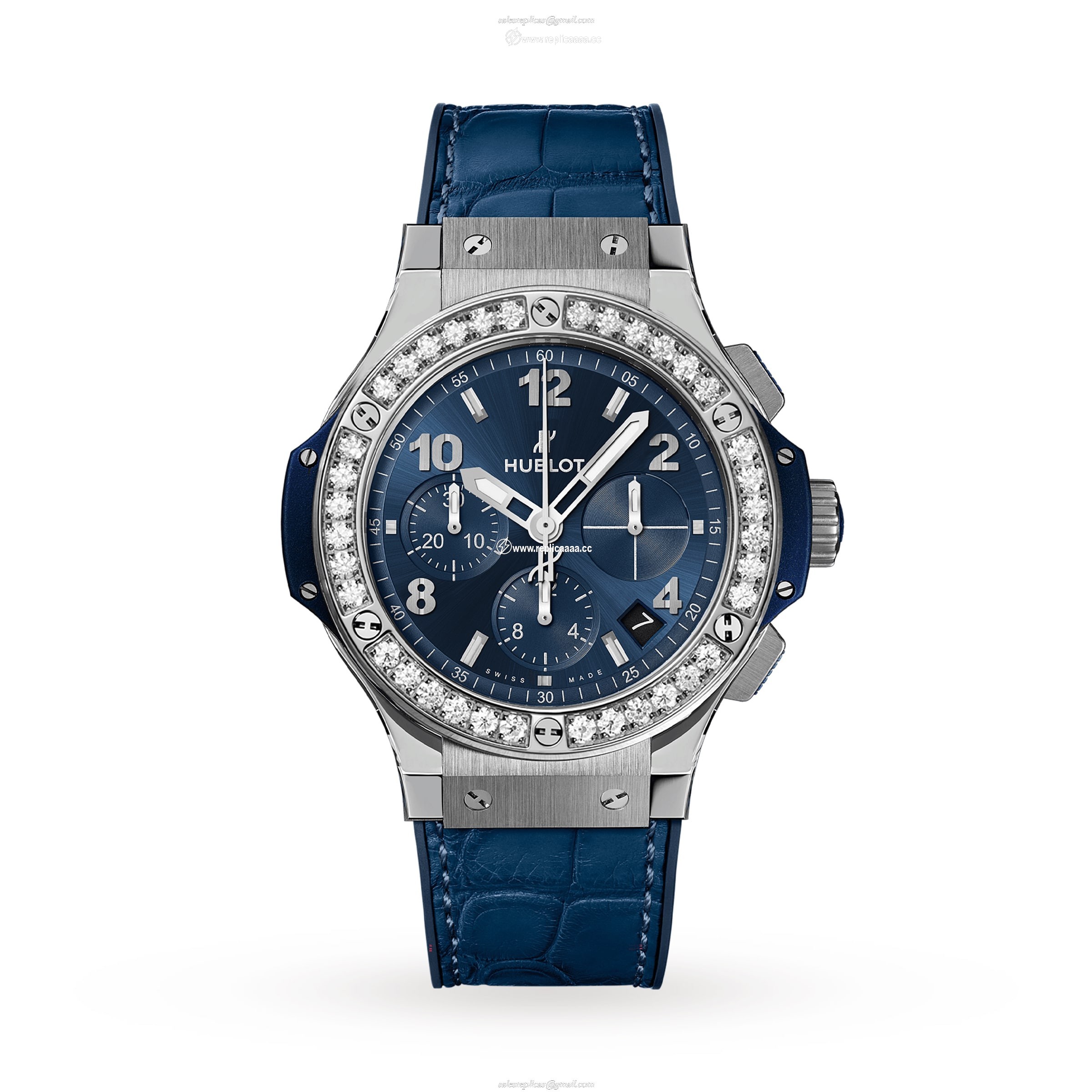 Hublot Big Bang Steel Blue Diamonds 41mm Mens details 341.SX.7170.LR.1204 1 Hublot Big Bang Steel Blue Diamonds 41mm Mens details 341.SX.7170.LR.1204