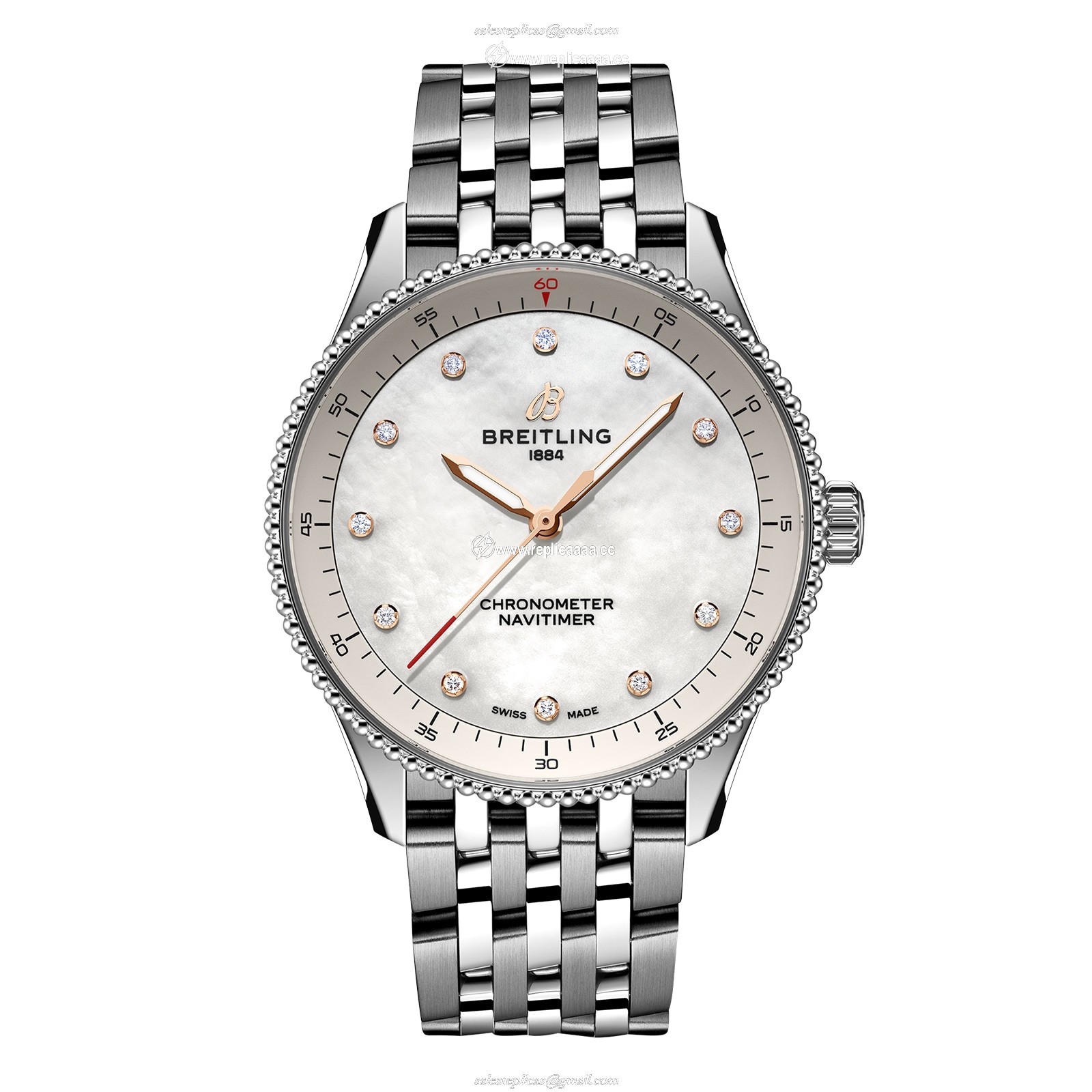 Breitling Navitimer 32mm Ladies details White Mother Of Pearl A77320E61A2A1 1 Breitling Navitimer 32mm Ladies details White Mother Of Pearl A77320E61A2A1