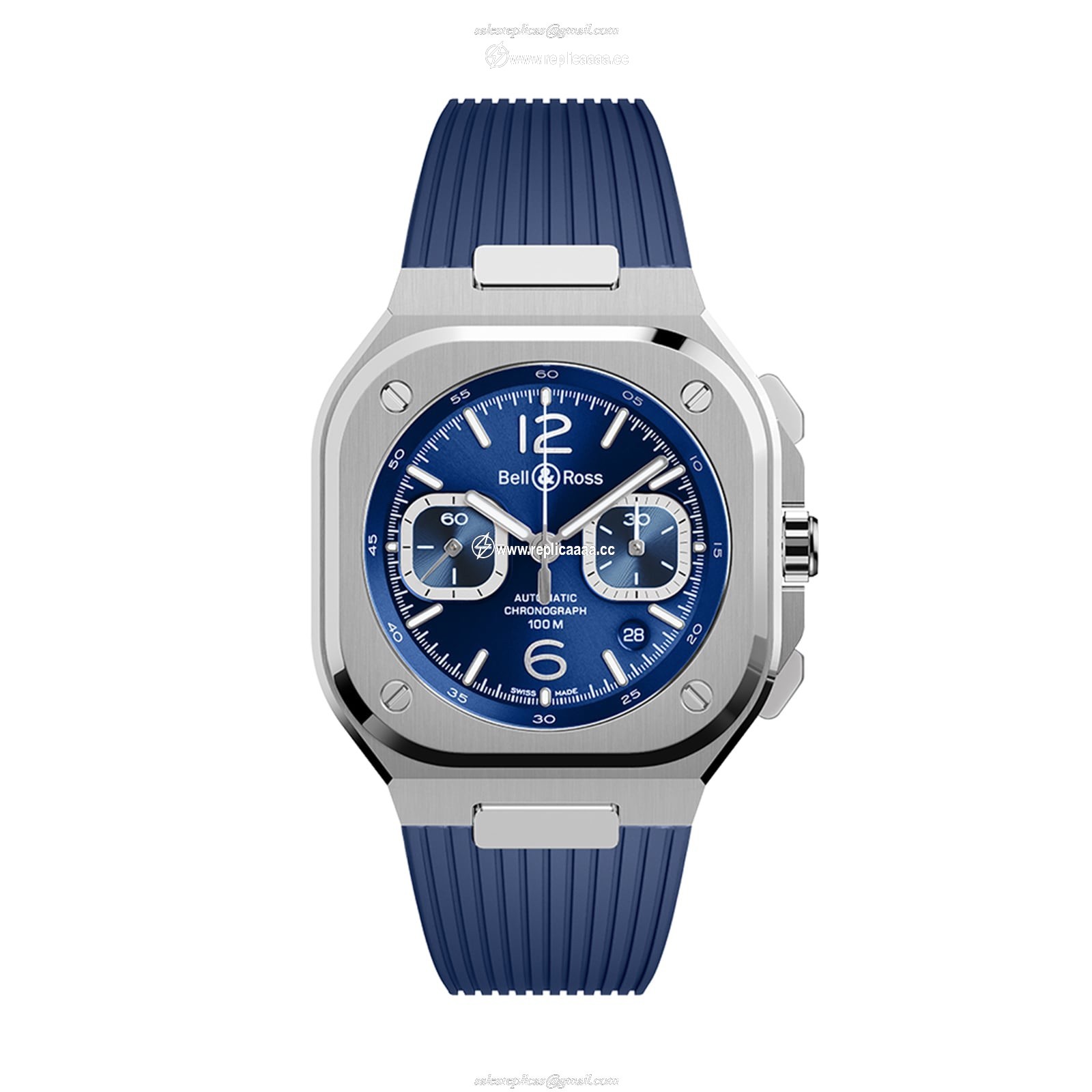 Bell & Ross BR 05 Chrono 42mm Mens details BR05C-BLU-ST/SRB 1 Bell & Ross BR 05 Chrono 42mm Mens details BR05C-BLU-ST/SRB