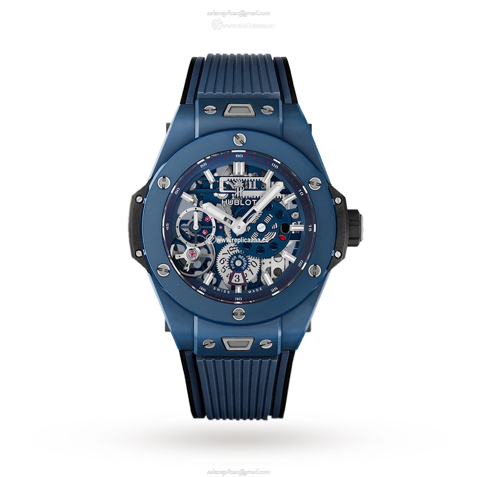 Hublot Big Bang MECA-10 Ceramic Blue Chronograph 45mm 414.EX.5123.RX 1 Hublot Big Bang MECA-10 Ceramic Blue Chronograph 45mm 414.EX.5123.RX