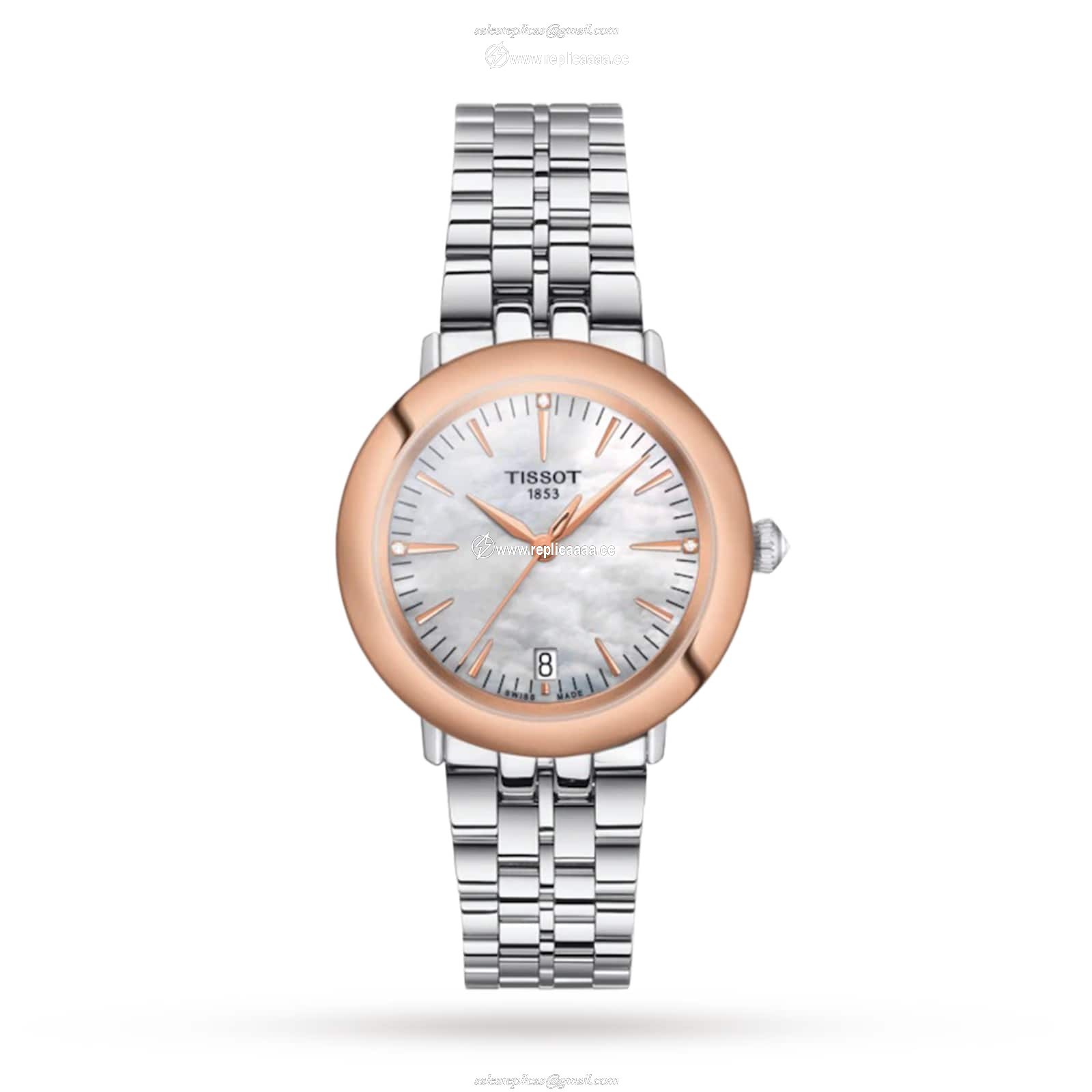 Tissot T-Gold Glendora 18K Gold 33mm Ladies details Mother Of Pearl T9292104111600 1 Tissot T-Gold Glendora 18K Gold 33mm Ladies details Mother Of Pearl T9292104111600