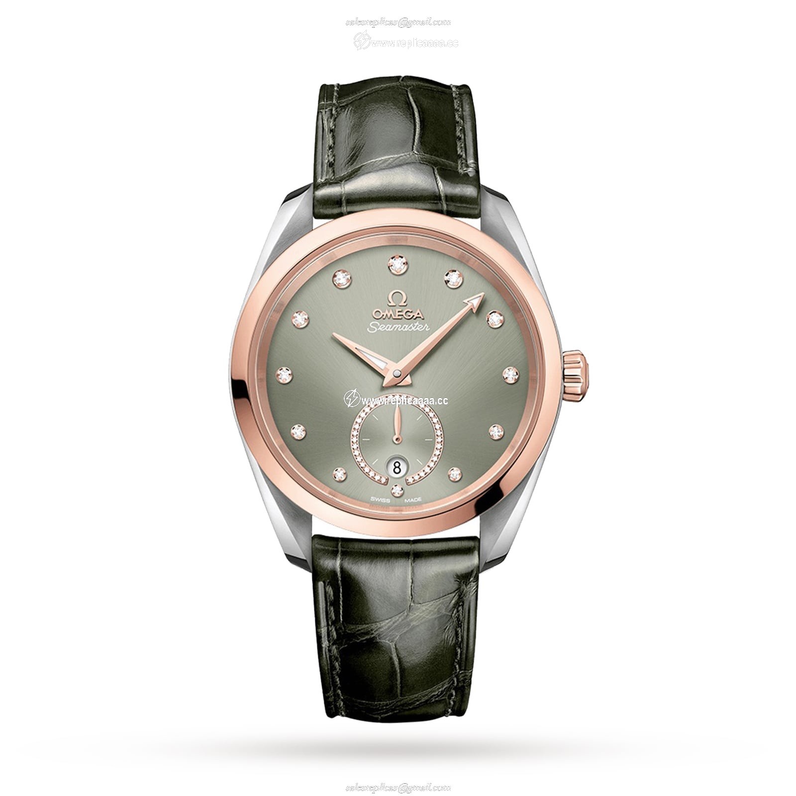 Omega Seamaster Aqua Terra Small Seconds 38mm Ladies details O22023382060001