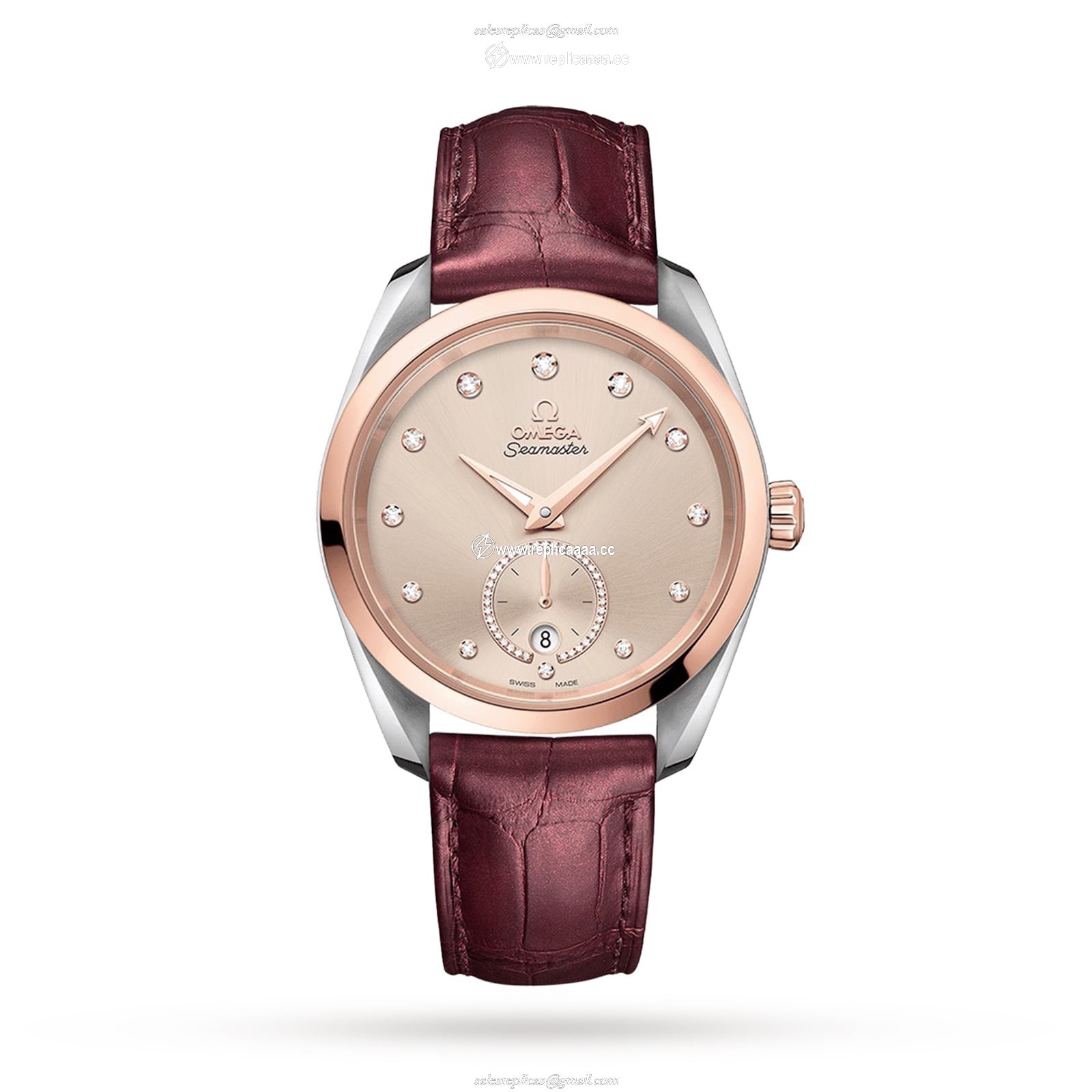 Omega Seamaster Aqua Terra Small Seconds 38mm Ladies details O22023382059001
