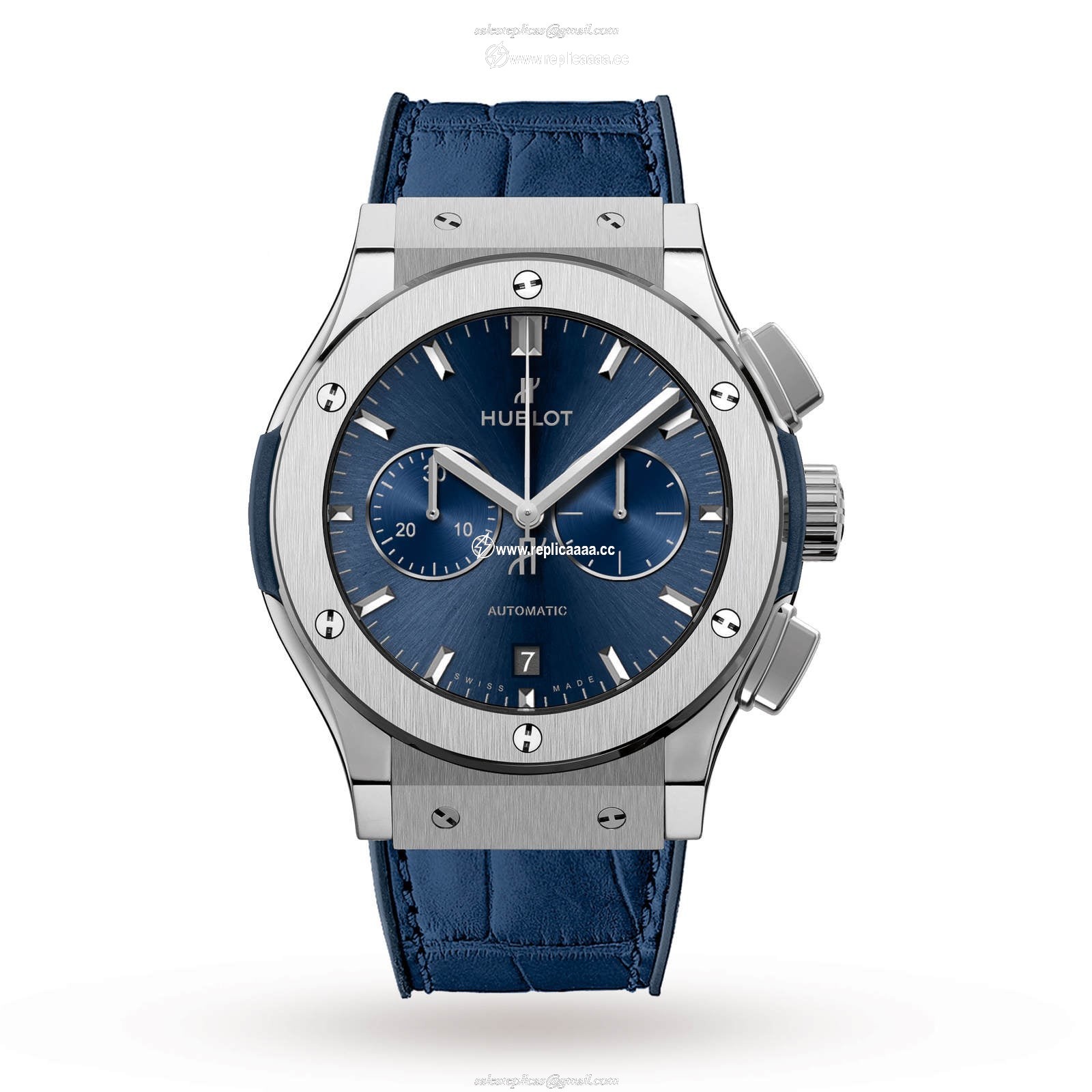 Hublot Classic Fusion Blue Chronograph Titanium 42mm 541.NX.7170.LR