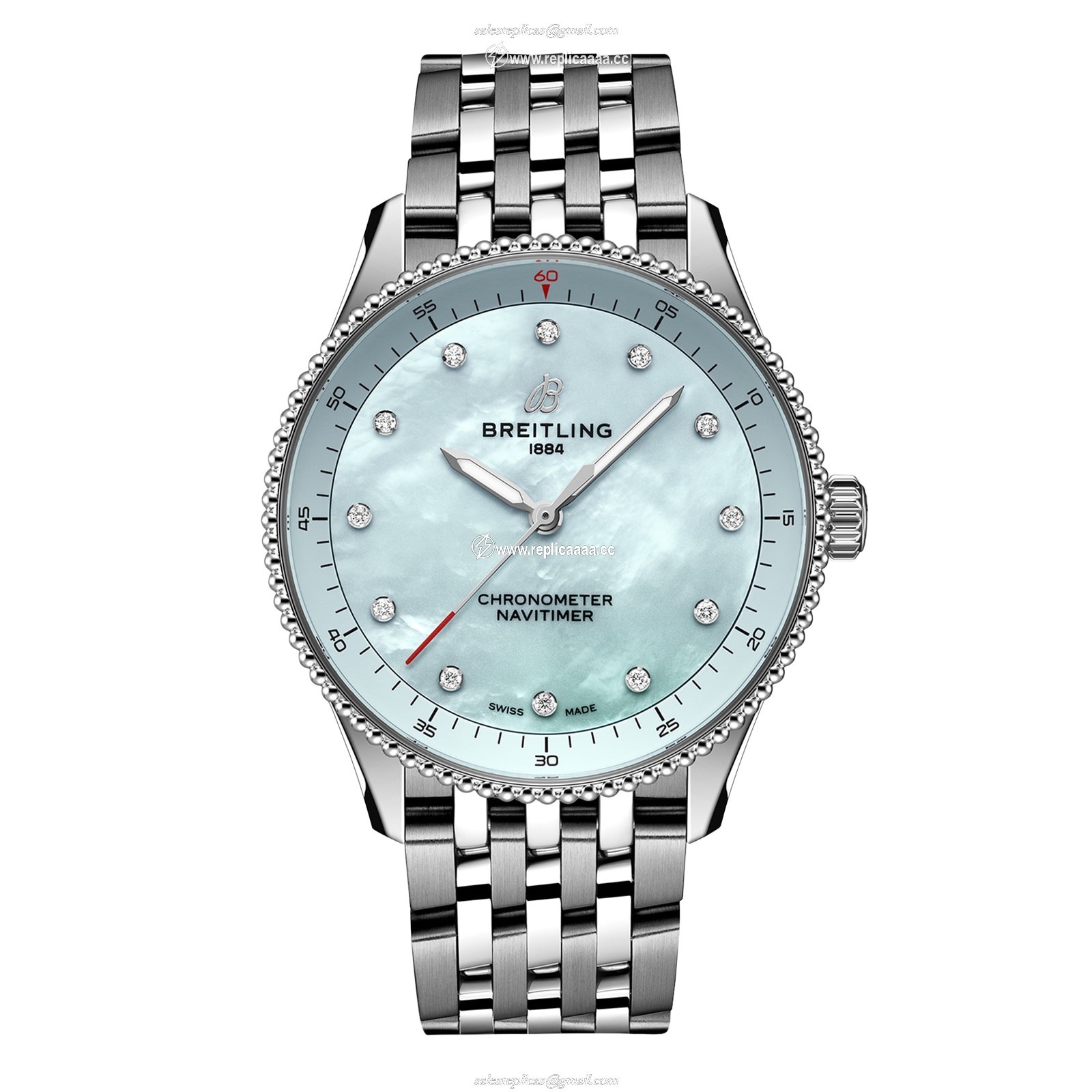 Breitling Navitimer 32mm Ladies details Blue Mother Of Pearl A77320171C1A1 1 Breitling Navitimer 32mm Ladies details Blue Mother Of Pearl A77320171C1A1