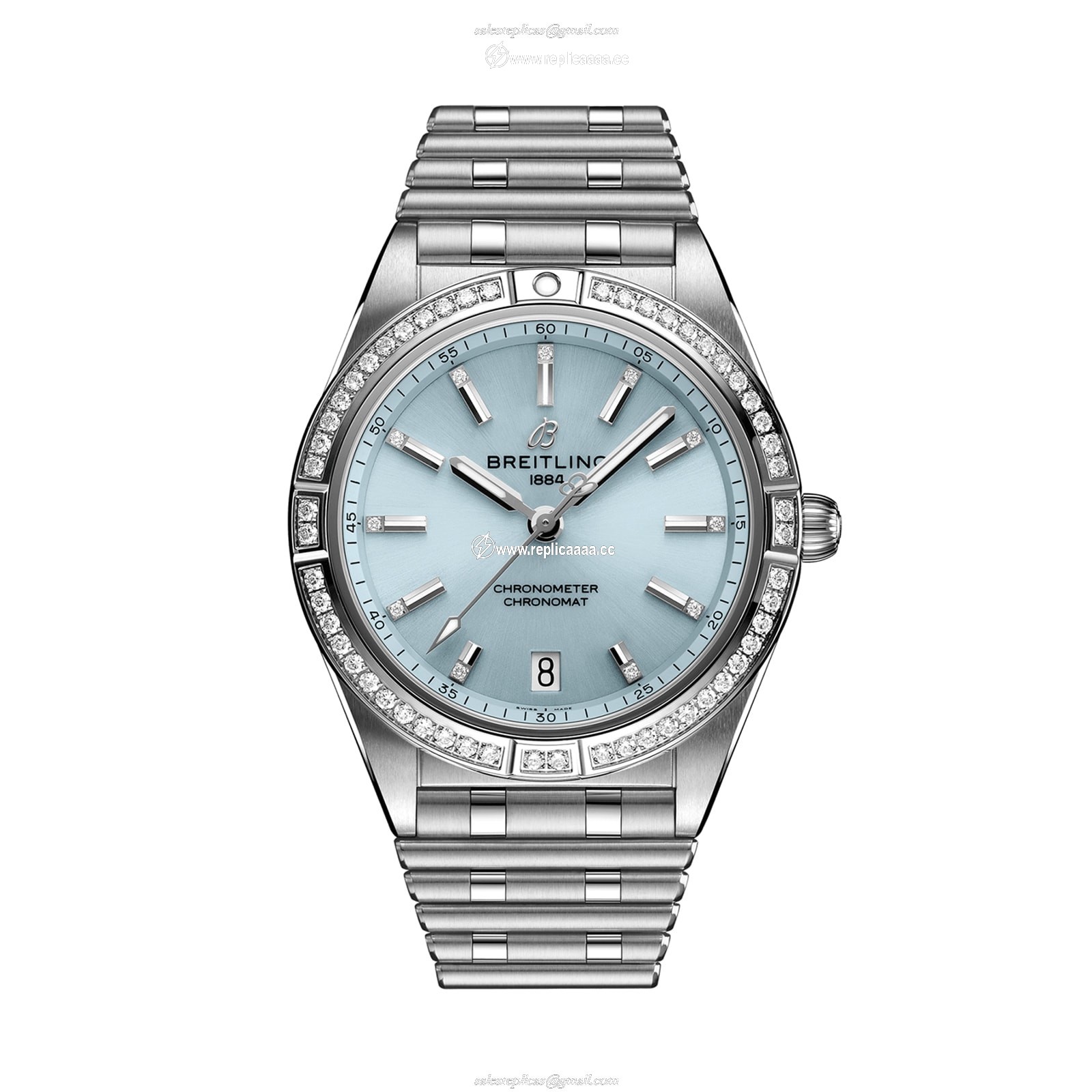 Breitling Chronomat Automatic 36mm Ladies details Blue G10380591C1G1
