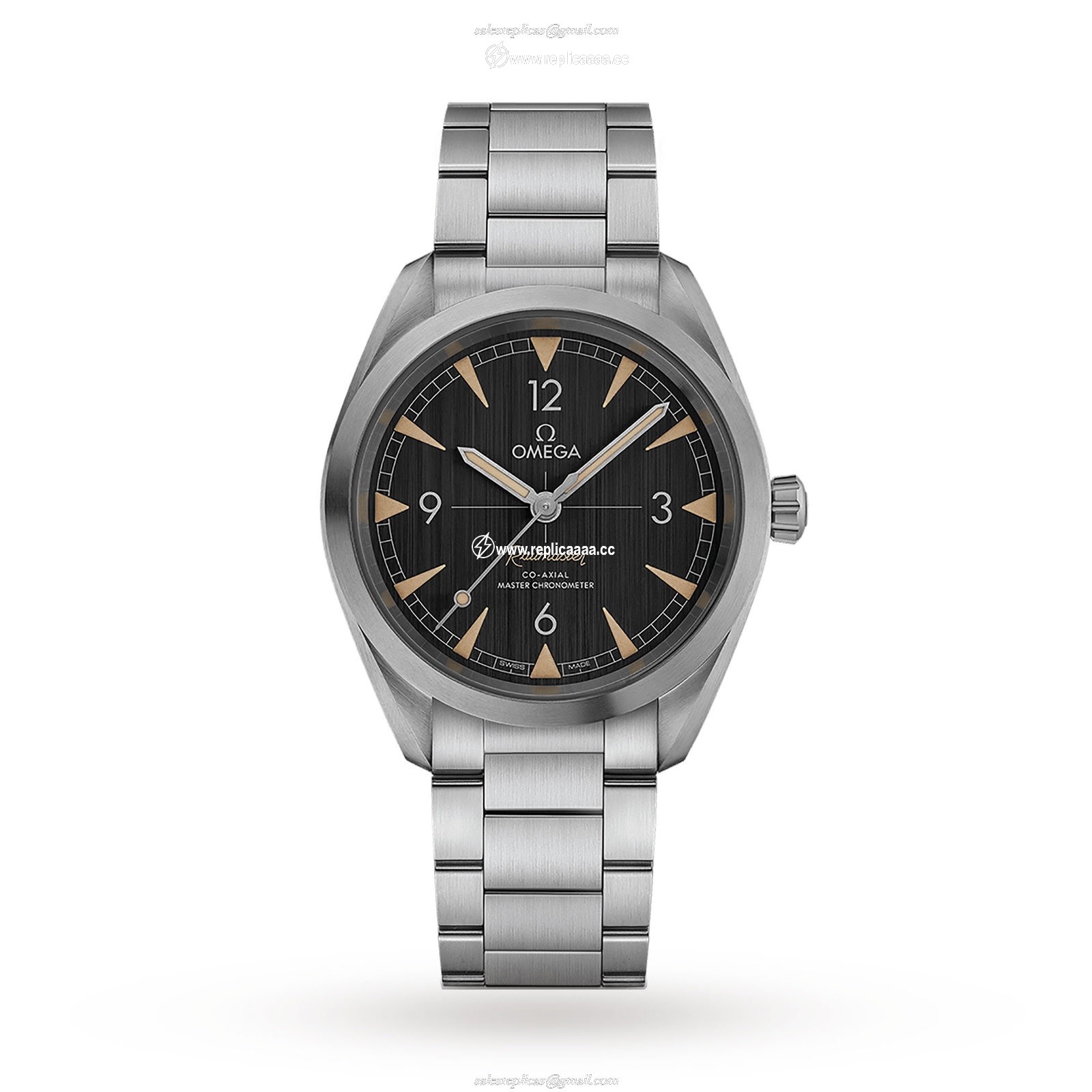 Omega Seamaster Railmaster Mens 40mm Co-Axial Master Chronometer Bracelet details O22010402001001 1 Omega Seamaster Railmaster Mens 40mm Co-Axial Master Chronometer Bracelet details O22010402001001