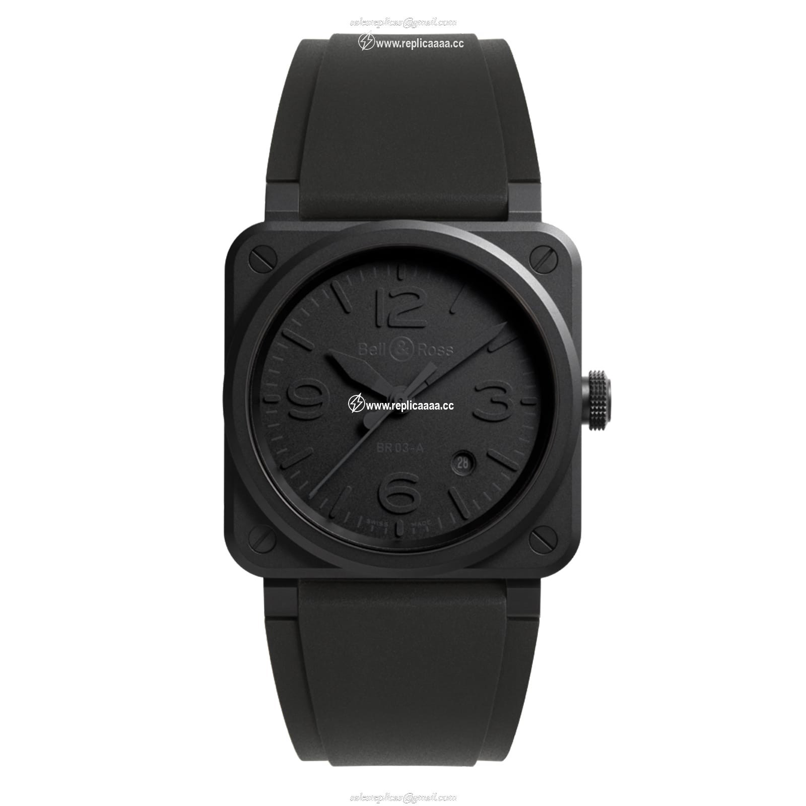 Bell & Ross BR 03 Phantom 41mm BR03A-PH-CE/SRB