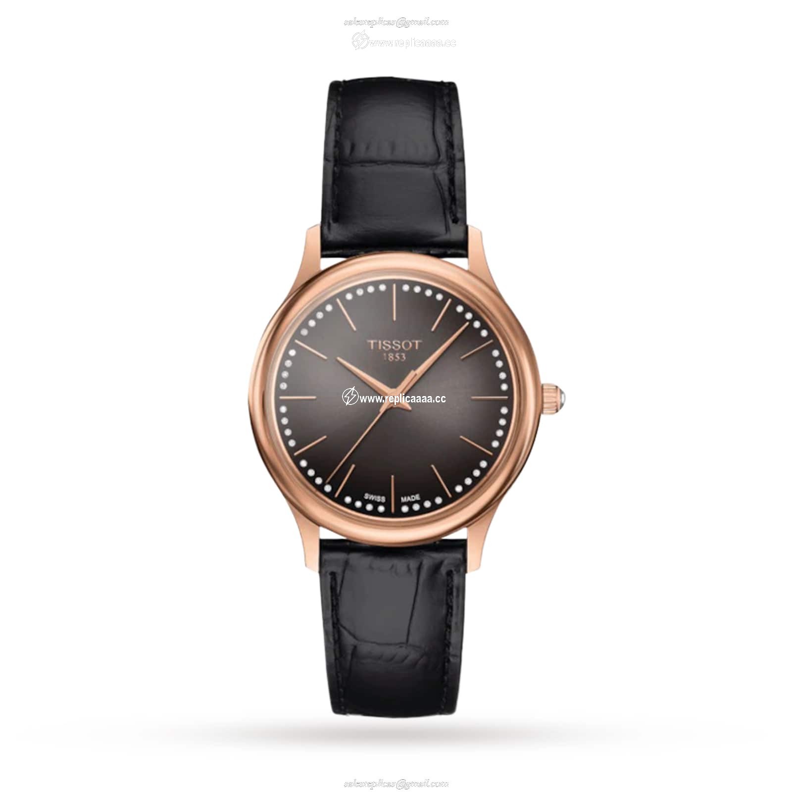Tissot T-Gold Excellence Lady 18K Gold 32mm Ladies details Brown T9262107629100 1 Tissot T-Gold Excellence Lady 18K Gold 32mm Ladies details Brown T9262107629100