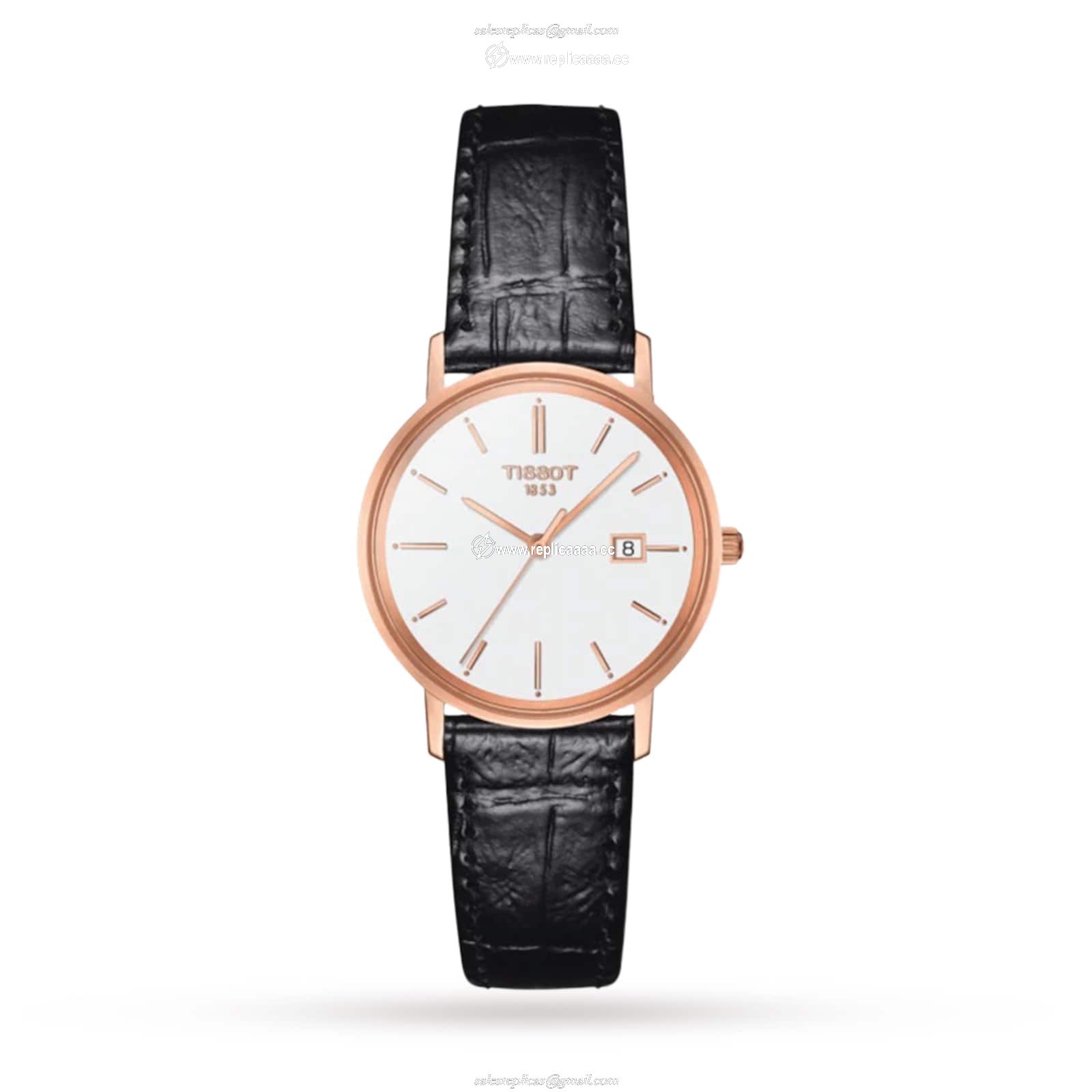 Tissot T-Gold Goldrun Lady 18K Gold 29mm Ladies details White T9222107601100 1 Tissot T-Gold Goldrun Lady 18K Gold 29mm Ladies details White T9222107601100
