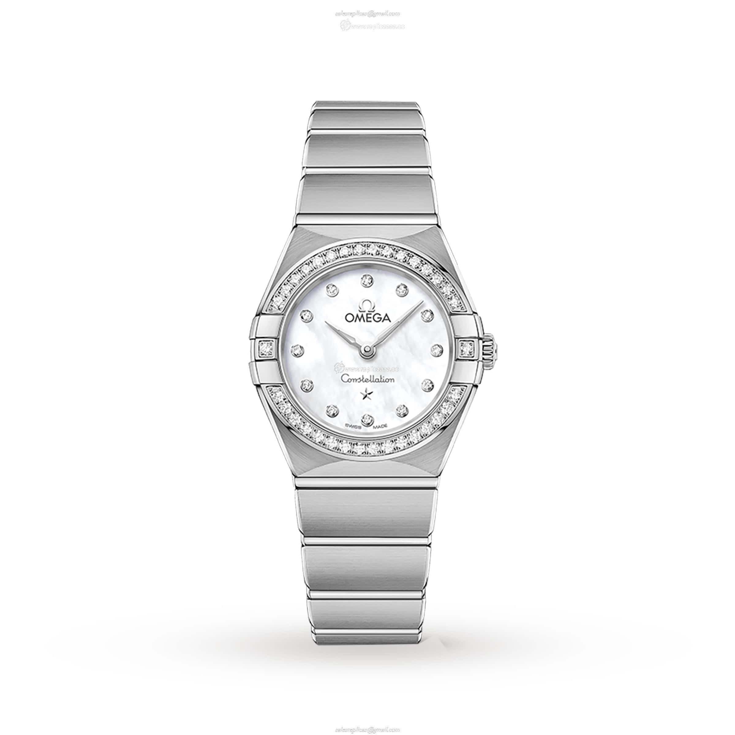 Omega Constellation Manhattan 25mm Ladies details O13115256055001 1 Omega Constellation Manhattan 25mm Ladies details O13115256055001