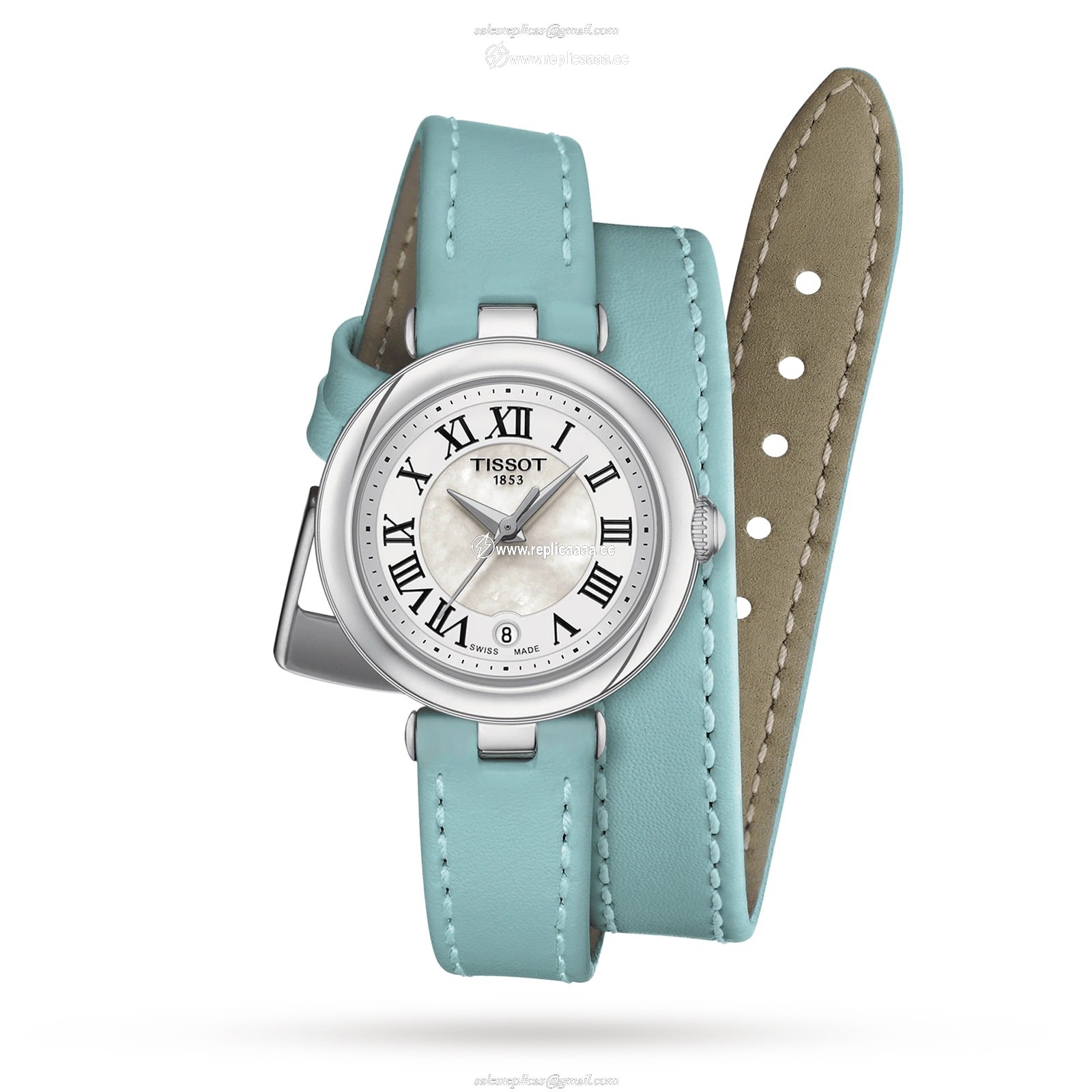 Tissot T- My Lady Bellissima Small Lady 26mm Ladies details - M double tour strap T1260101611301