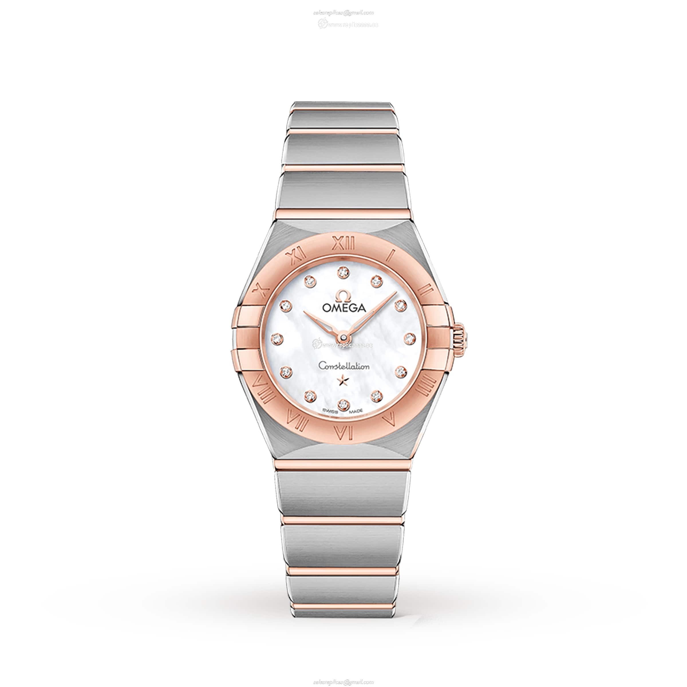 Omega Constellation Manhattan 25mm Ladies details O13120256055001 1 Omega Constellation Manhattan 25mm Ladies details O13120256055001