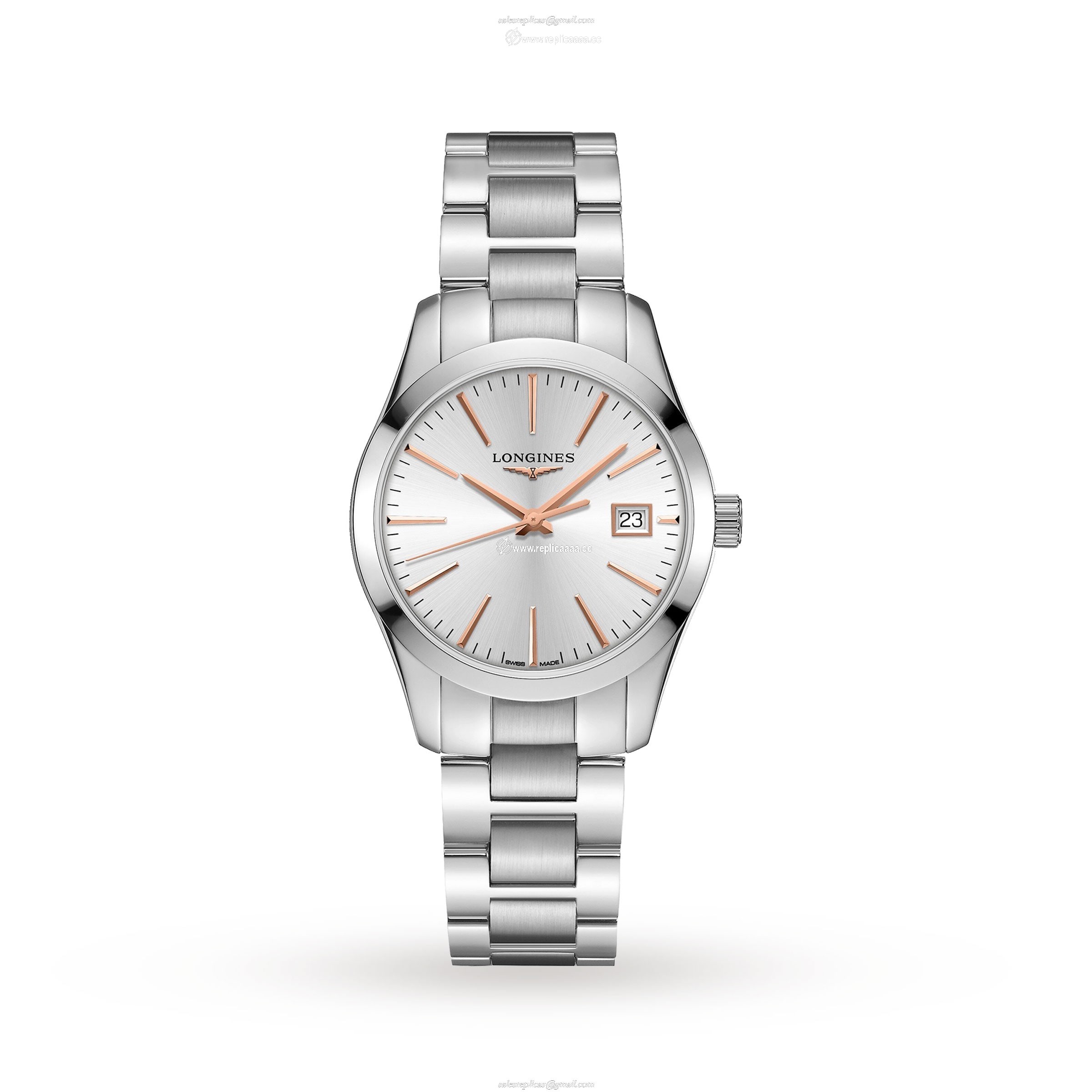 Longines Conquest Classic 34mm Silver Dial Stainless Steel Ladies details L23864726