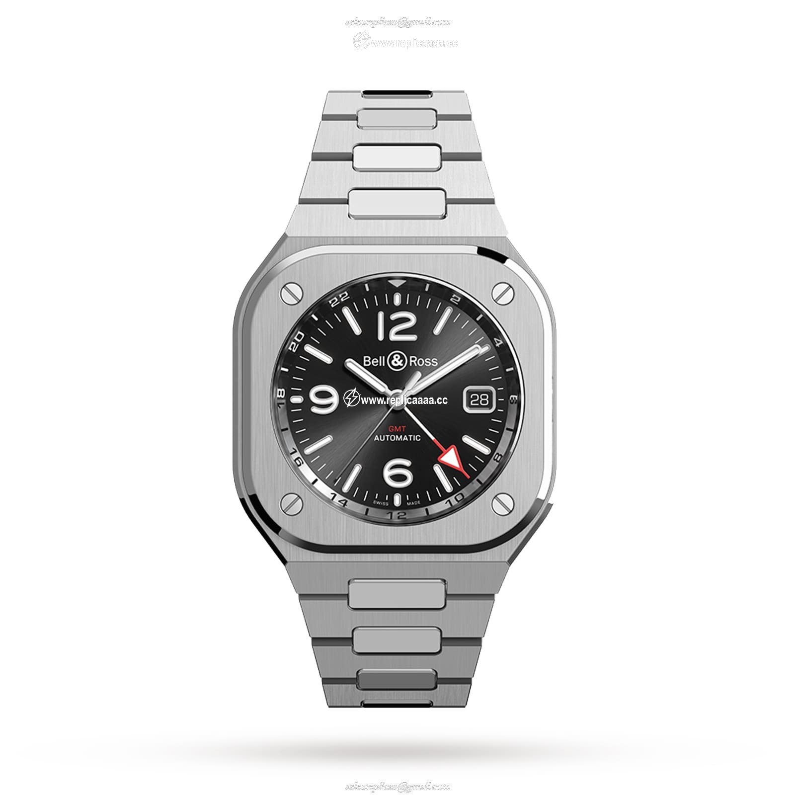 Bell & Ross BR 05 GMT 41mm BR05G-BL-ST/SST