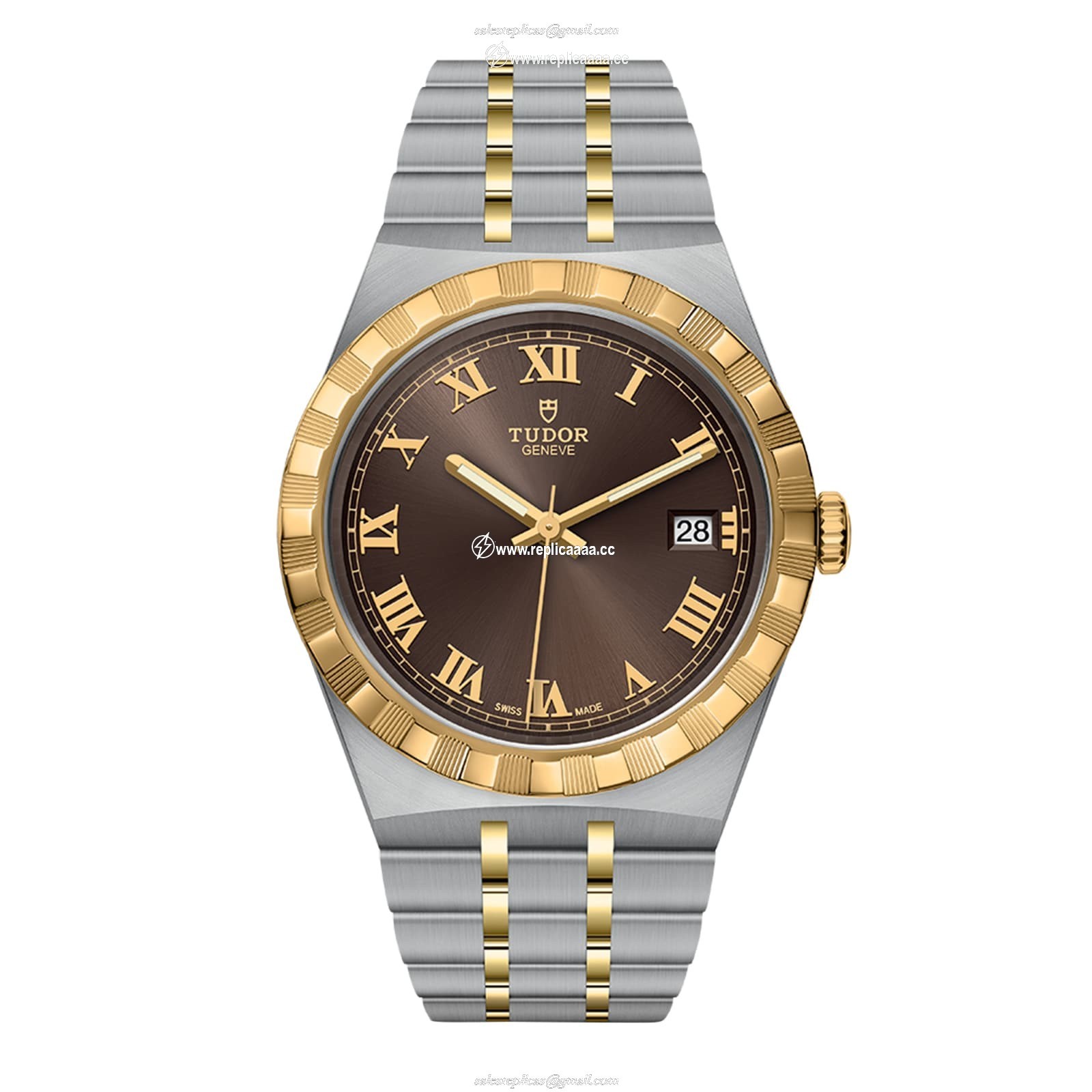 Tudor Royal S G 38mm Steel Case Chocolate Brown Dial M28503-0007