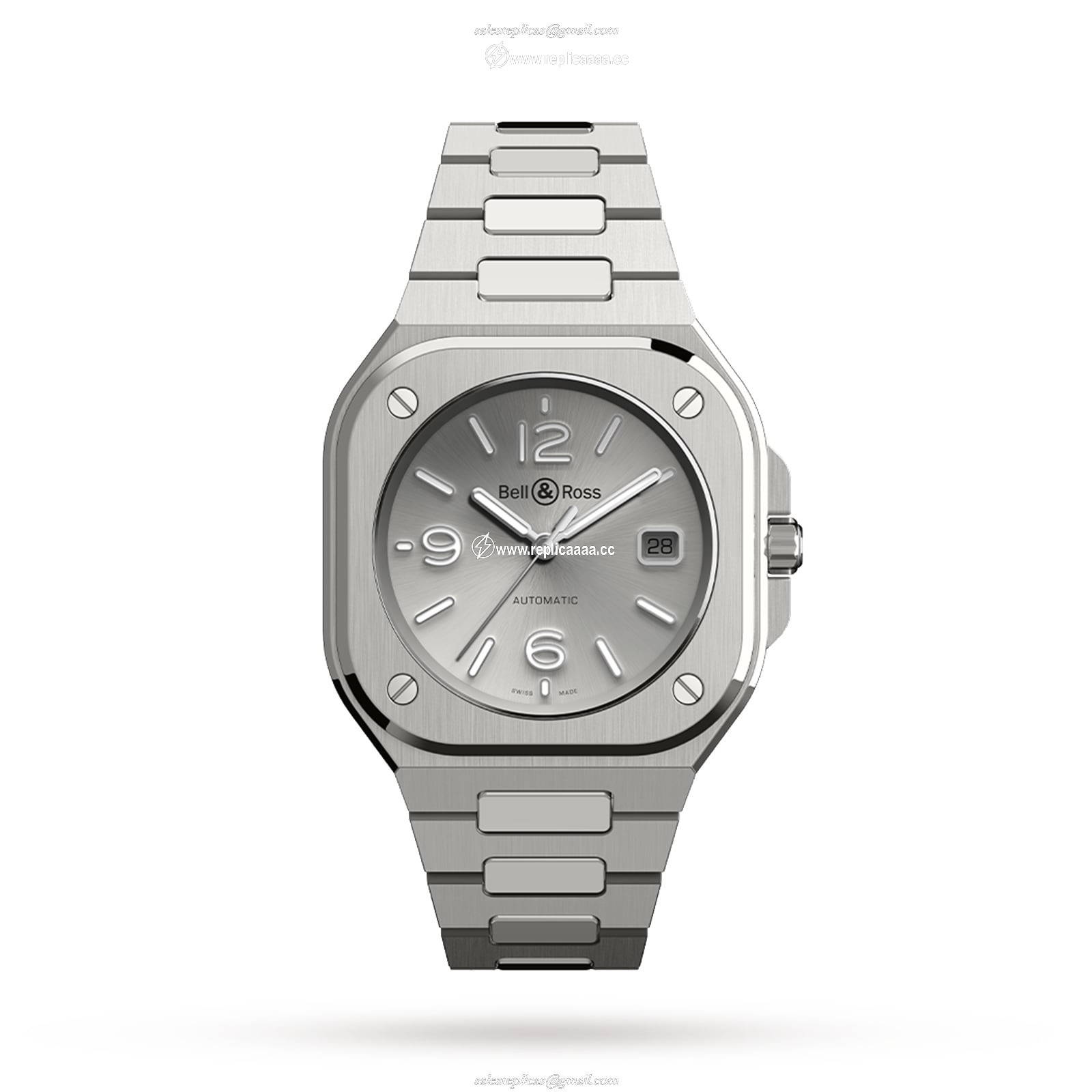 Bell & Ross BR 05 GREY STEEL 40mm BR05A-GR-ST/SST