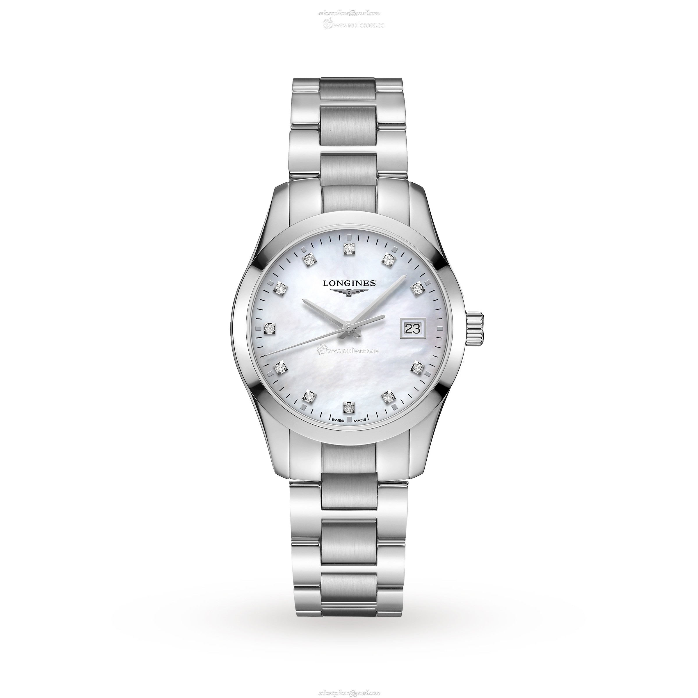 Longines Conquest Classic 34mm Mother Of Pearl Stainless Steel Ladies details L23864876