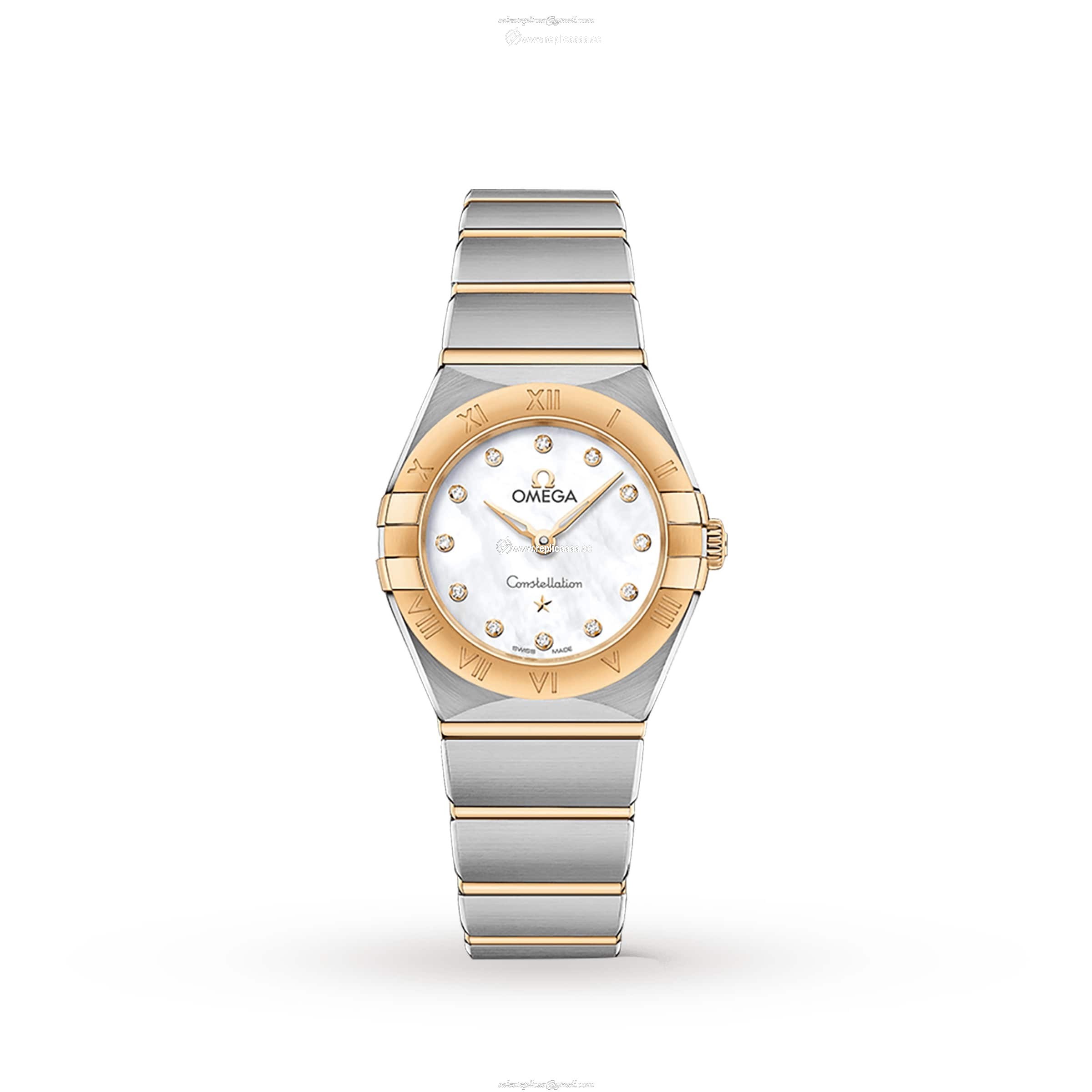 Omega Constellation Manhattan 25mm Ladies details O13120256055002 1 Omega Constellation Manhattan 25mm Ladies details O13120256055002