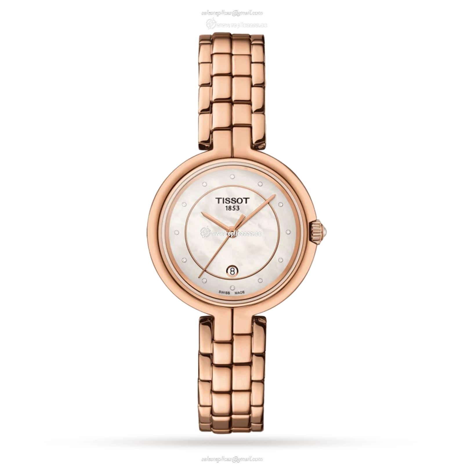 Tissot T-Trend Flamingo 30mm Ladies details T0942103311602 1 Tissot T-Trend Flamingo 30mm Ladies details T0942103311602