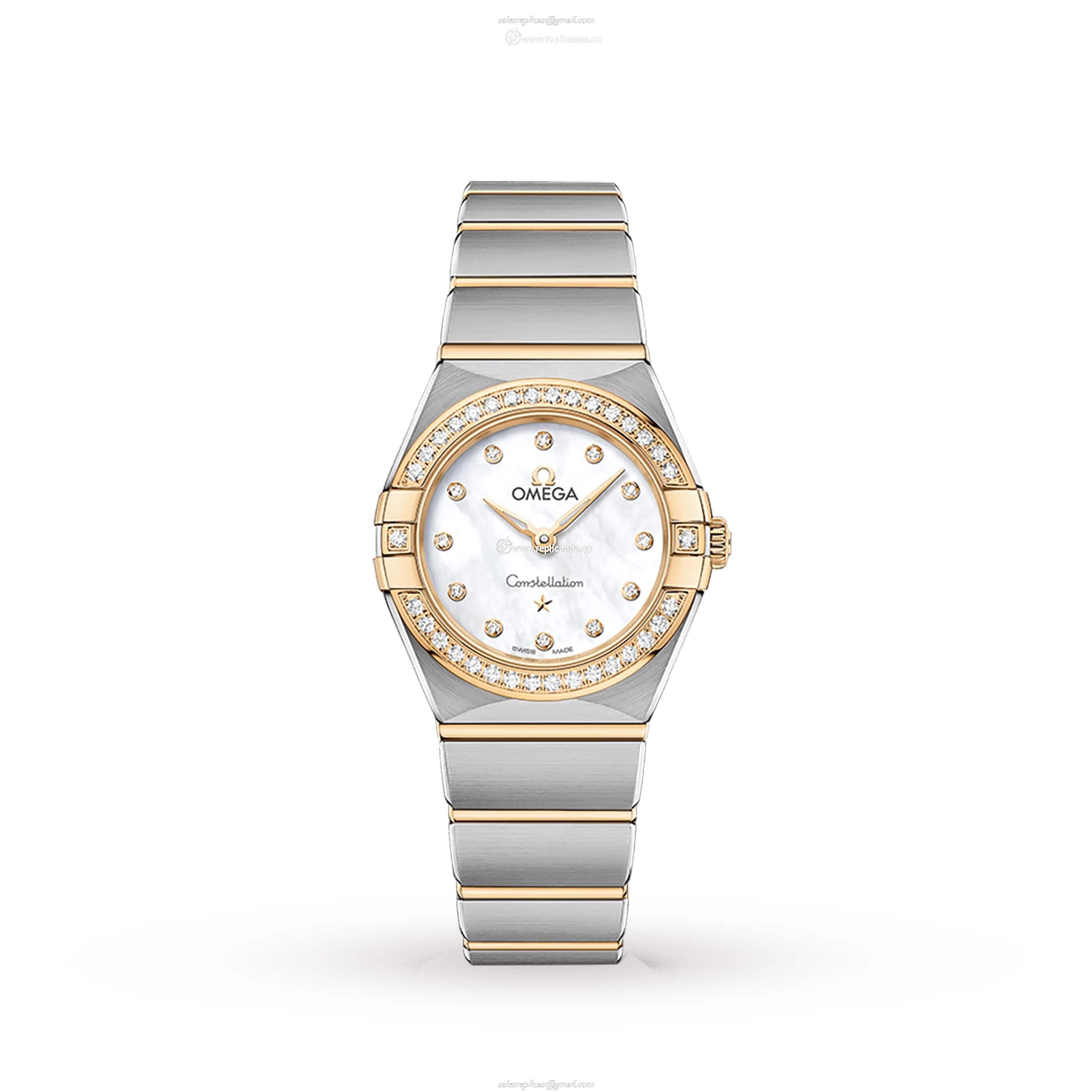 Omega Constellation Manhattan 25mm Ladies details O13125256055002 1 Omega Constellation Manhattan 25mm Ladies details O13125256055002