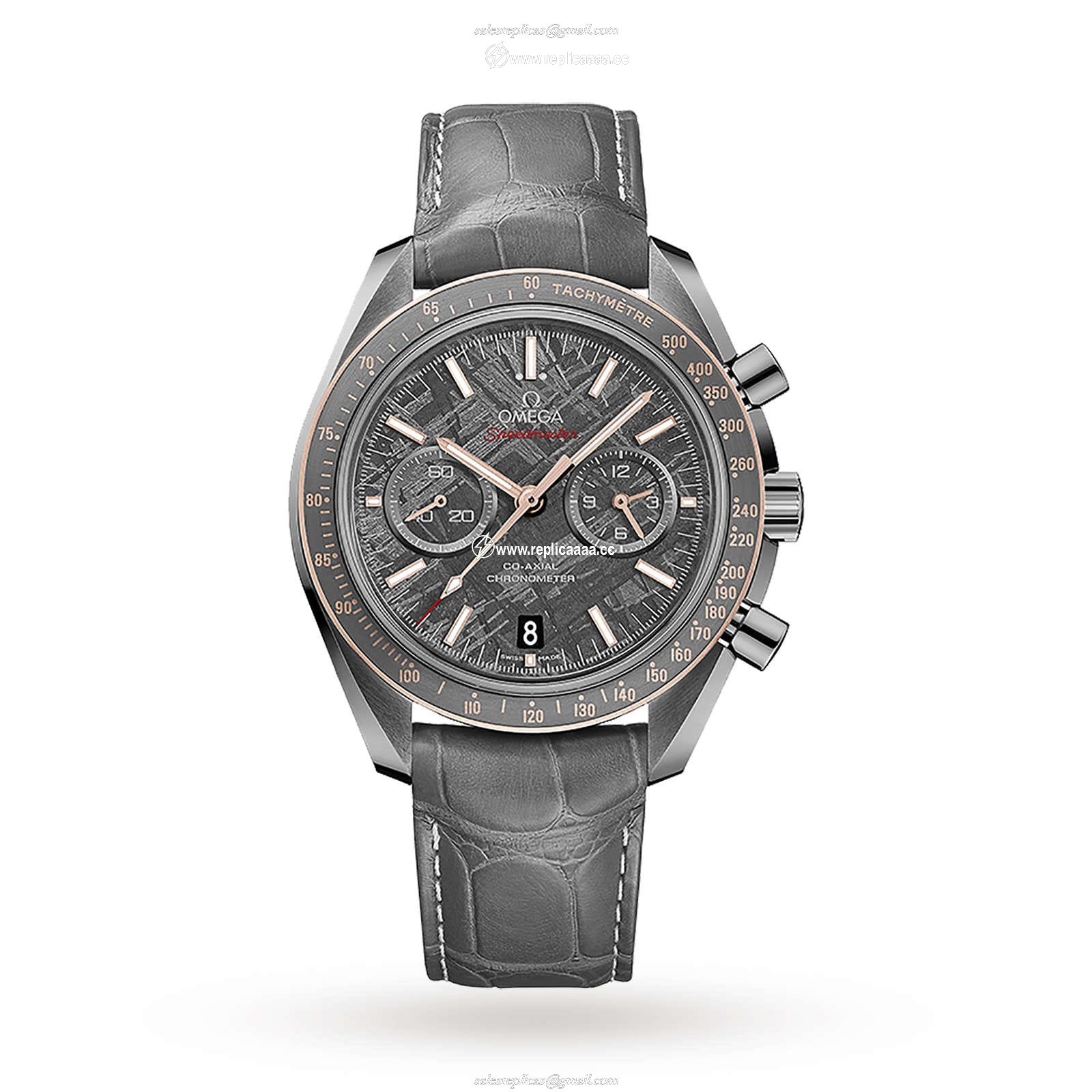 Omega Speedmaster 'Grey Side of the Moon Meteorite' Mens details O31163445199001