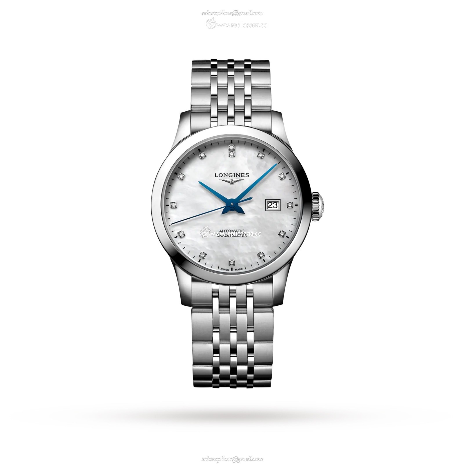 Longines Record 30mm Ladies details L23214876