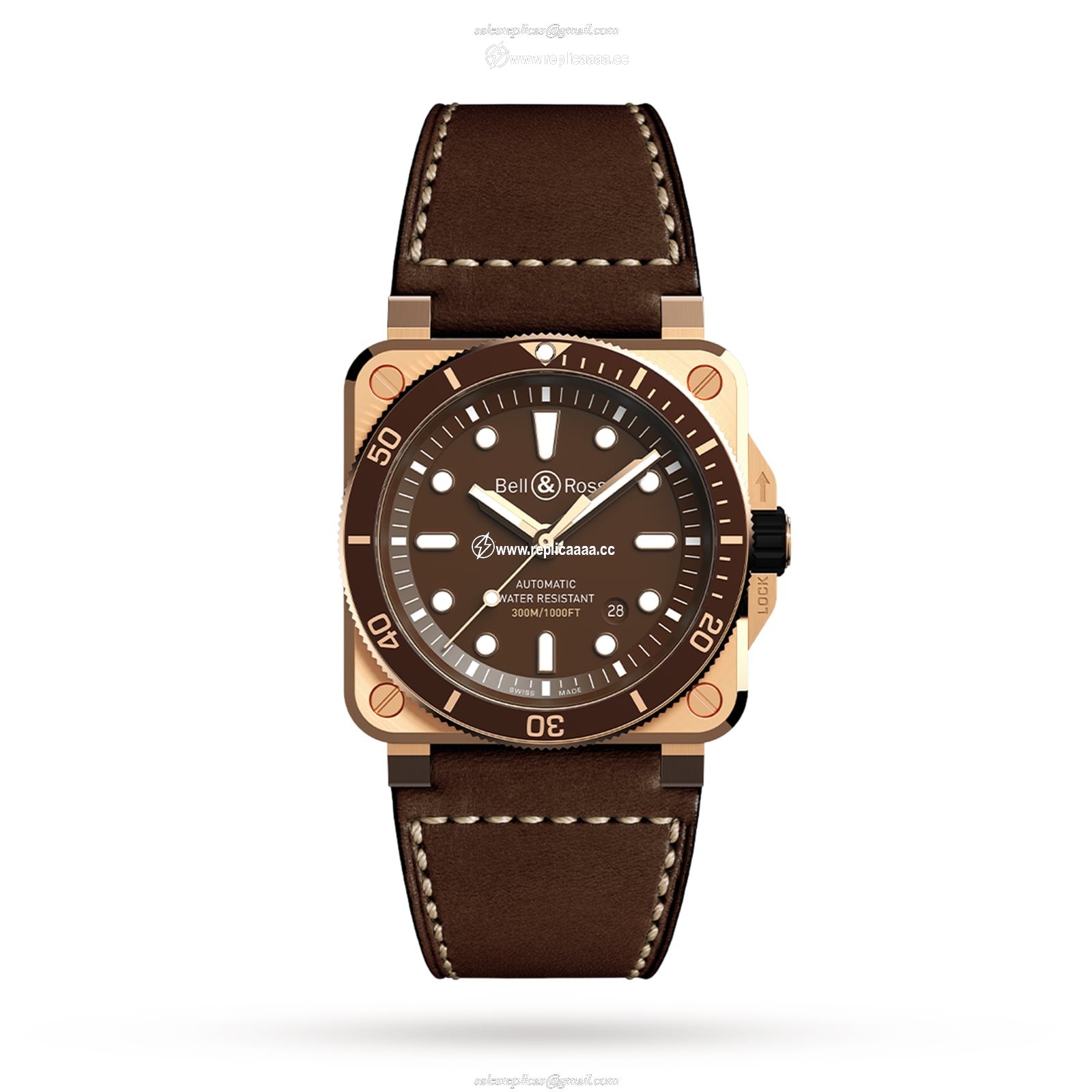 Bell & Ross BR 03-92 DIVER BROWN BRONZE LIMITED EDITION 42mm BR0392-D-BR-BR/SCA