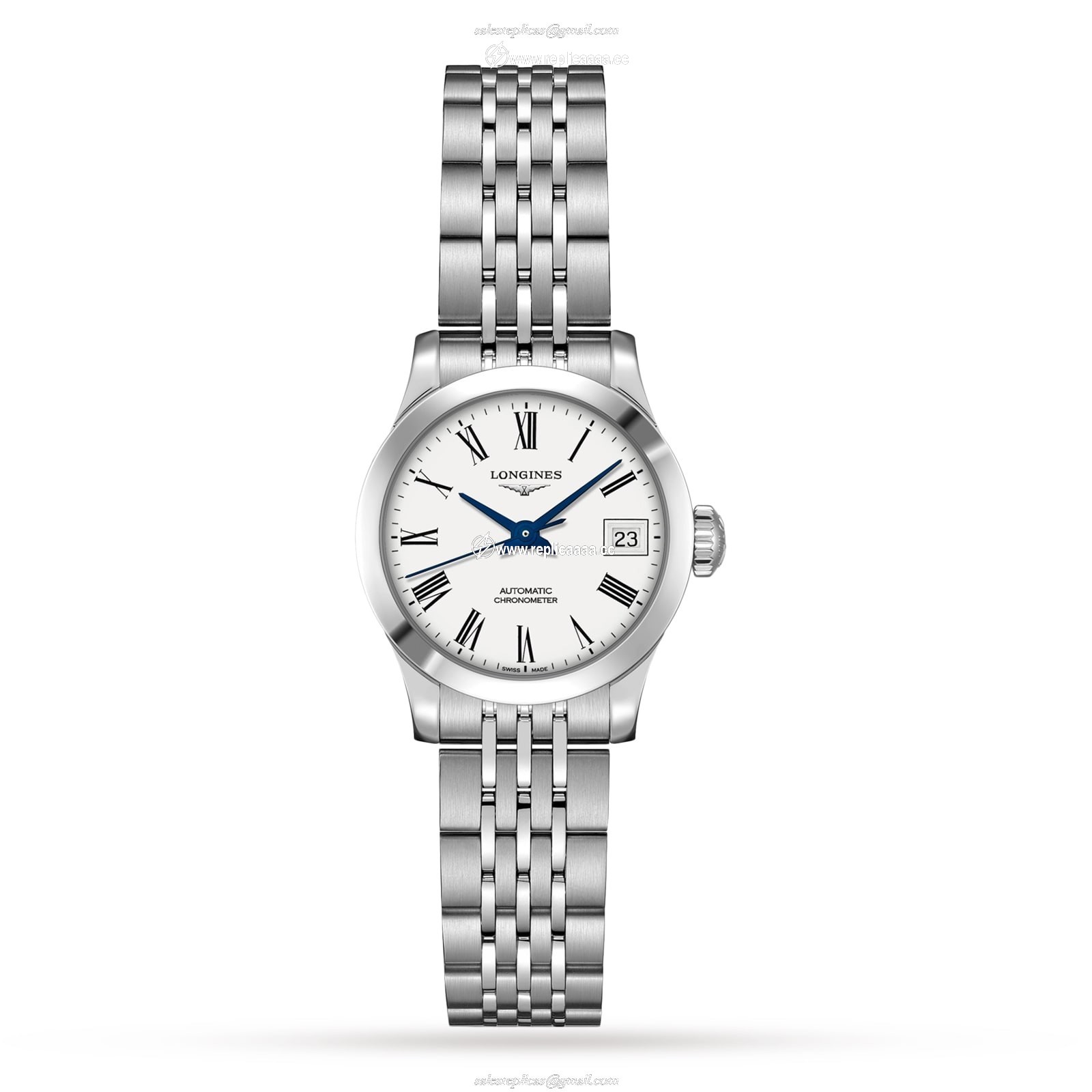 Longines Record Ladies 26mm COSC Automatic Ladies details L23204116
