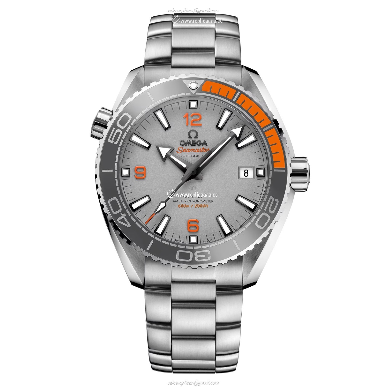 Omega Seamaster Planet Ocean 600M 43.5mm Titanium On Titanium O21590442199001 1 Omega Seamaster Planet Ocean 600M 43.5mm Titanium On Titanium O21590442199001