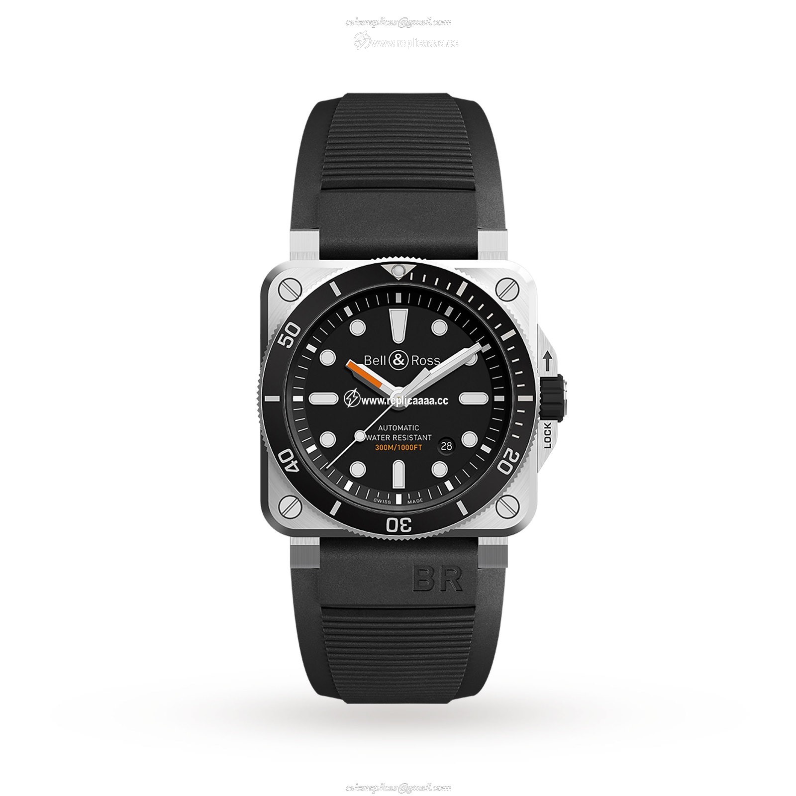 Bell & Ross Watch BR 03 92 Diver BR0392-D-BL-ST/SRB