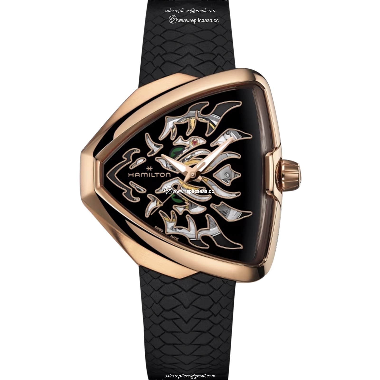 Hamilton Ventura Elvis80 42mm Mens details Black H24525332 1 Hamilton Ventura Elvis80 42mm Mens details Black H24525332