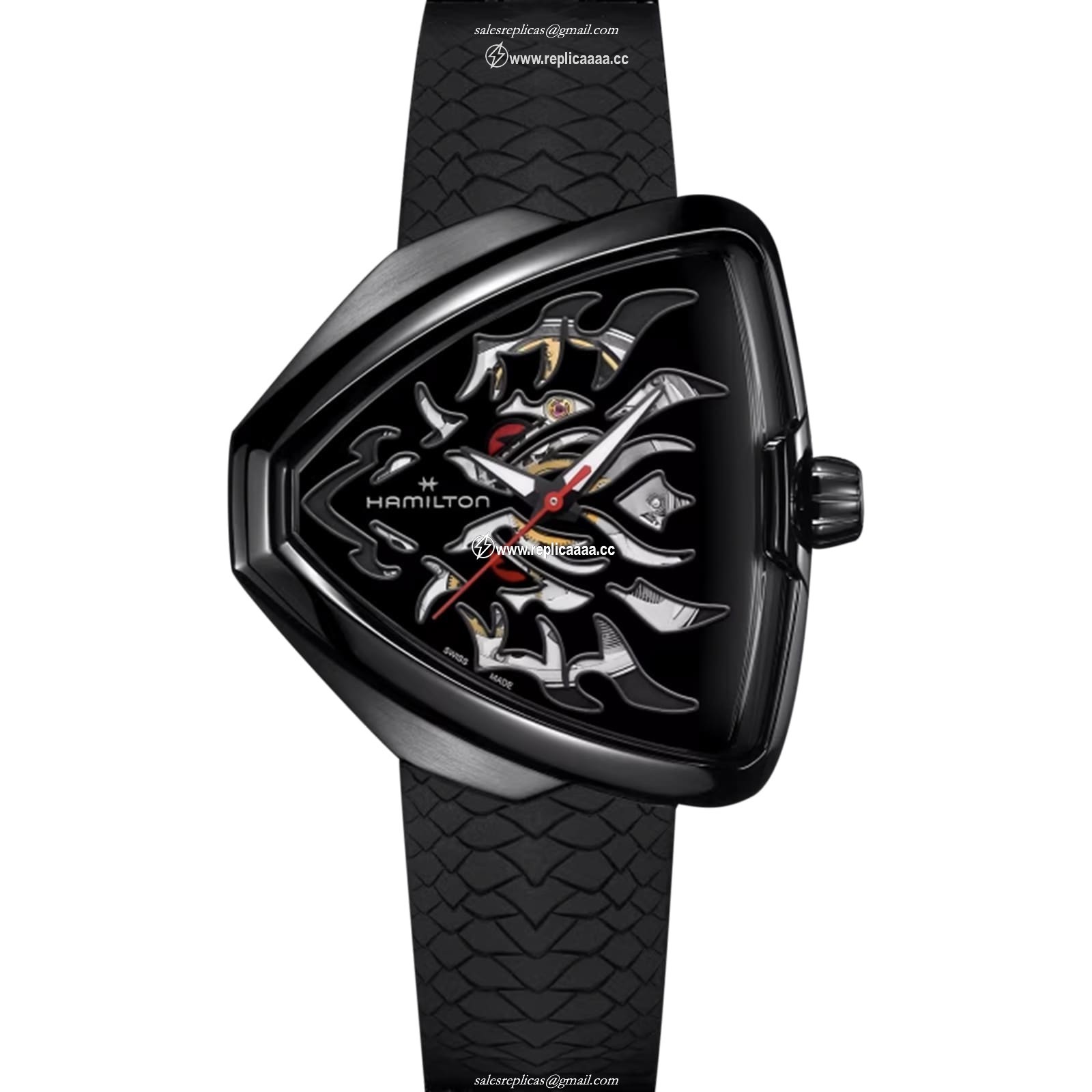 Hamilton Ventura Elvis80 42mm Mens details Black H24535332 1 Hamilton Ventura Elvis80 42mm Mens details Black H24535332