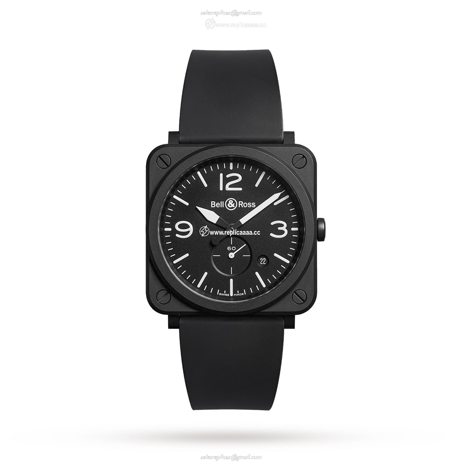 Bell & Ross BR S BLACK MATTE 39mm BRS-BL-CEM 1 Bell & Ross BR S BLACK MATTE 39mm BRS-BL-CEM