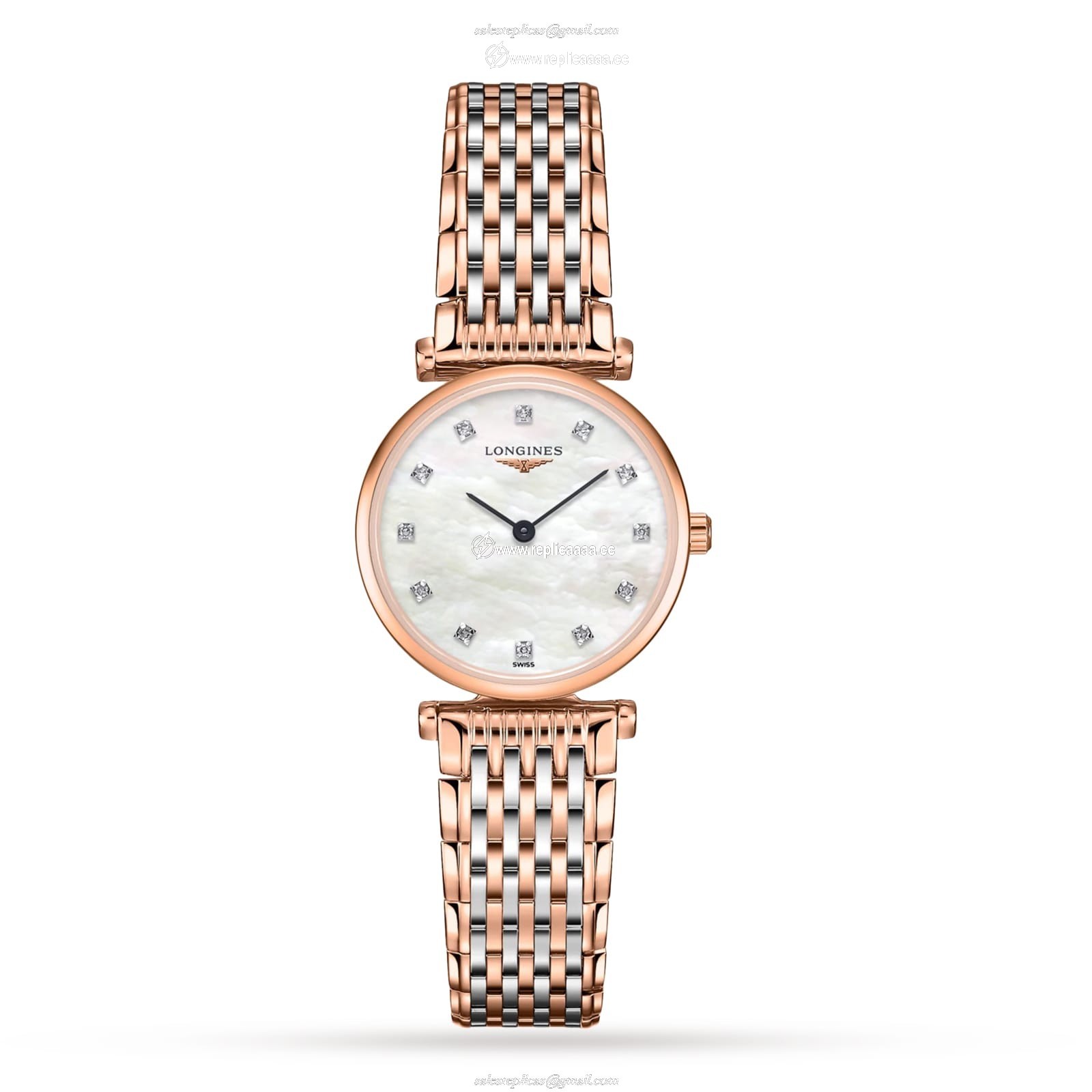 Longines La Grande Classique 24mm MOP Dial Stainless Steel/PVD Ladies details L42091977
